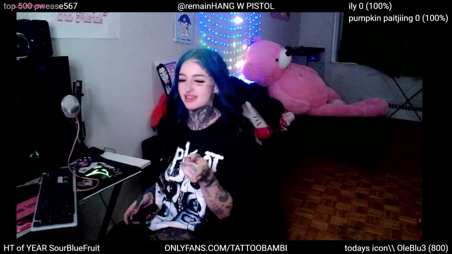 Gallery image thumbnail from Tattoobambi's myfreecams stream on, 10/26/2024, 24:03 image 19 of 20