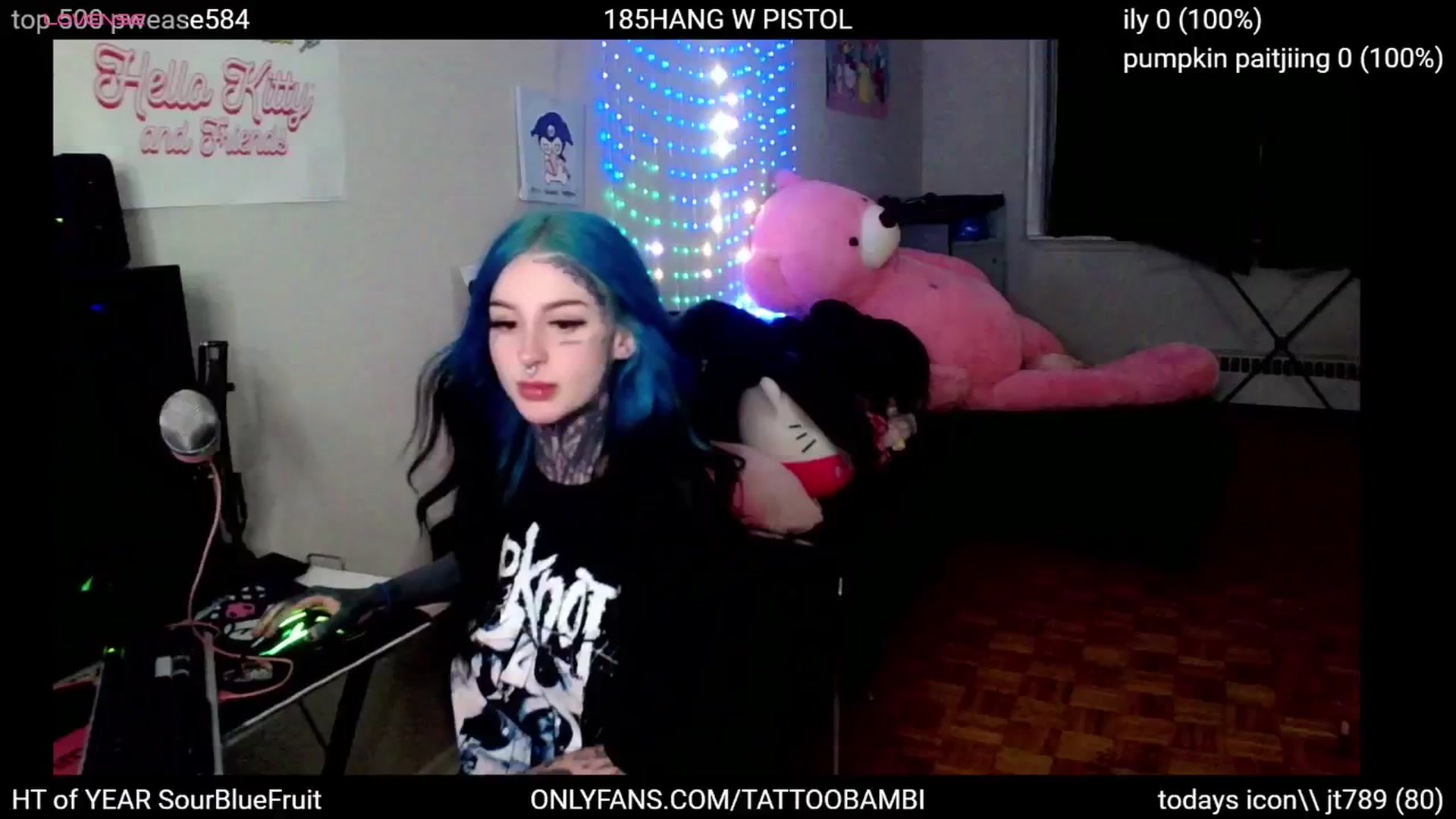 Gallery image thumbnail from Tattoobambi's myfreecams stream on, 10/26/2024, 24:03 image 13 of 20