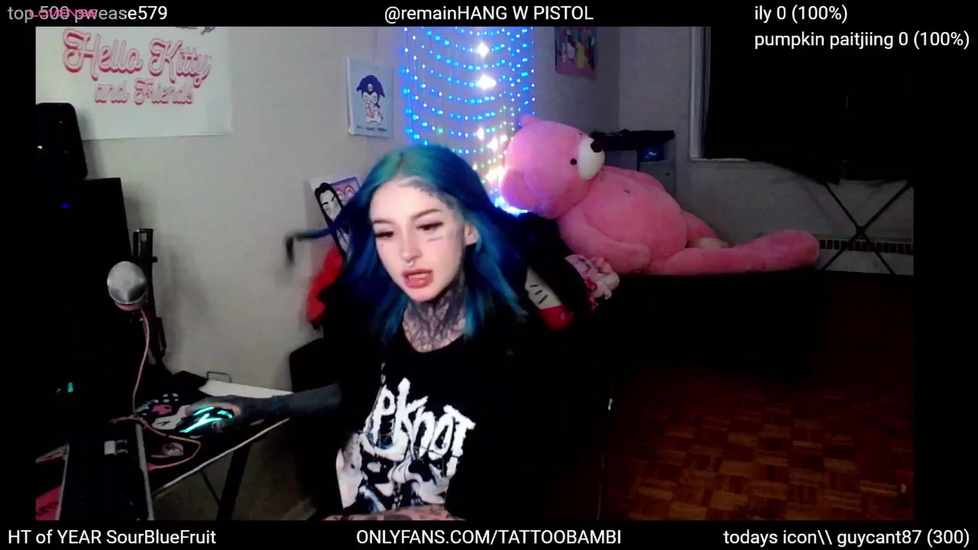 Gallery image thumbnail from Tattoobambi's myfreecams stream on, 10/26/2024, 24:03 image 15 of 20