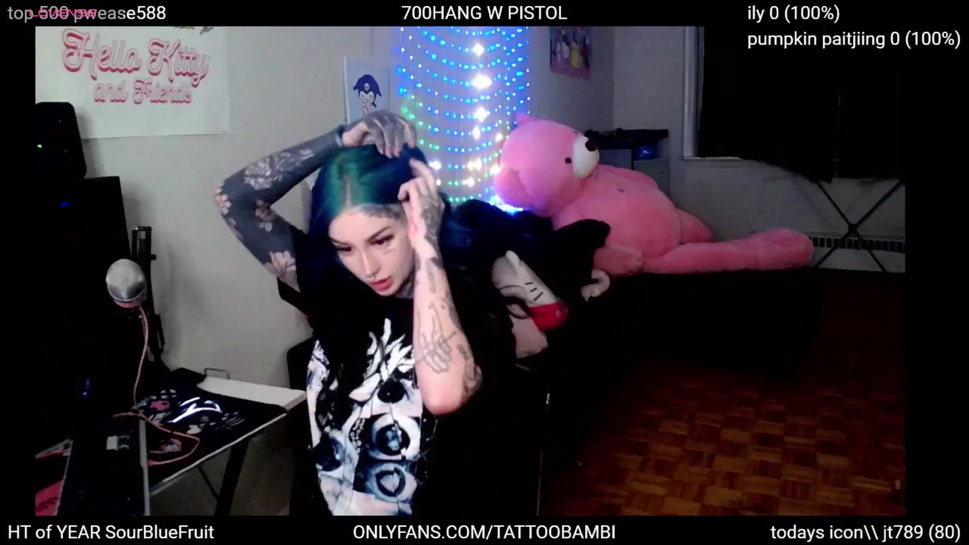 Gallery image thumbnail from Tattoobambi's myfreecams stream on, 10/26/2024, 24:03 image 8 of 20