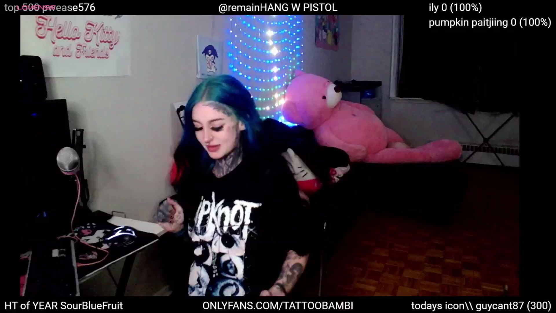 Gallery image thumbnail from Tattoobambi's myfreecams stream on, 10/26/2024, 24:03 image 16 of 20