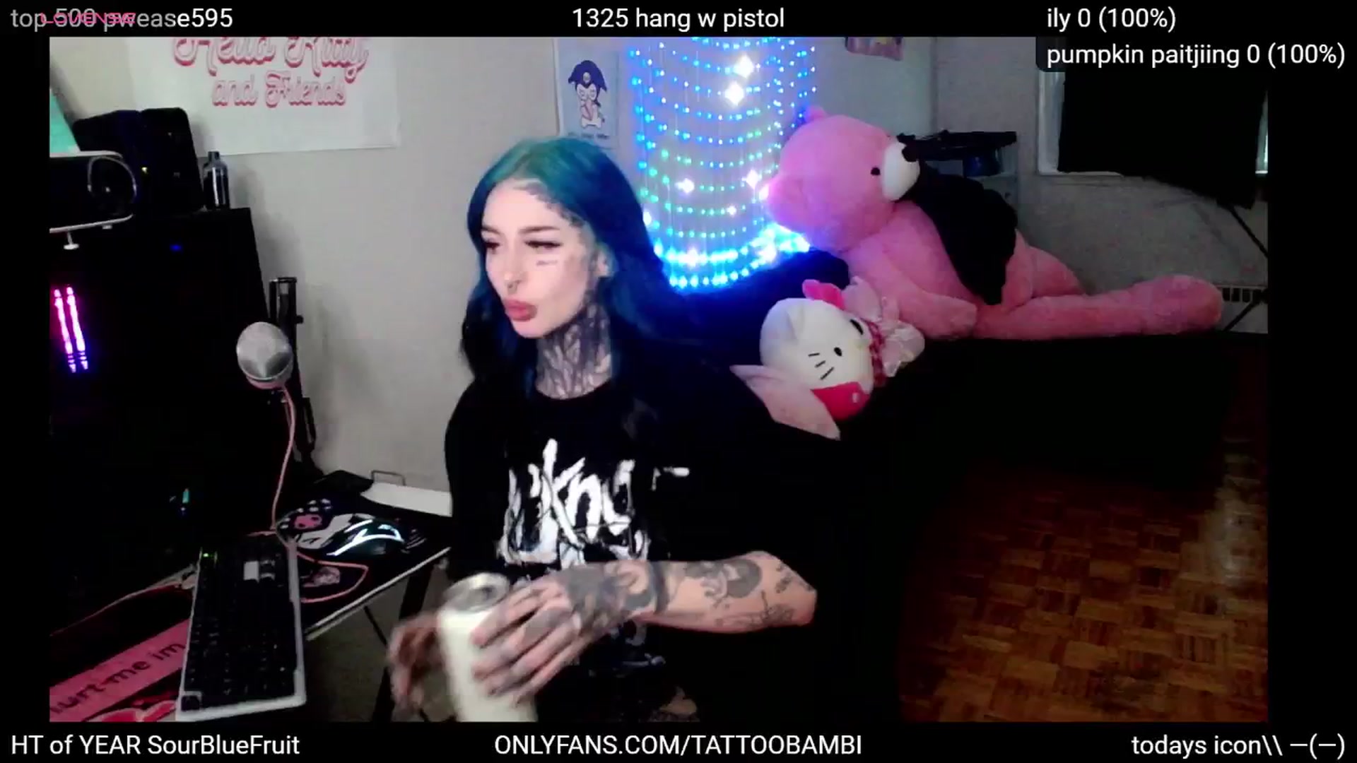 Gallery image thumbnail from Tattoobambi's myfreecams stream on, 10/26/2024, 24:03 image 1 of 20