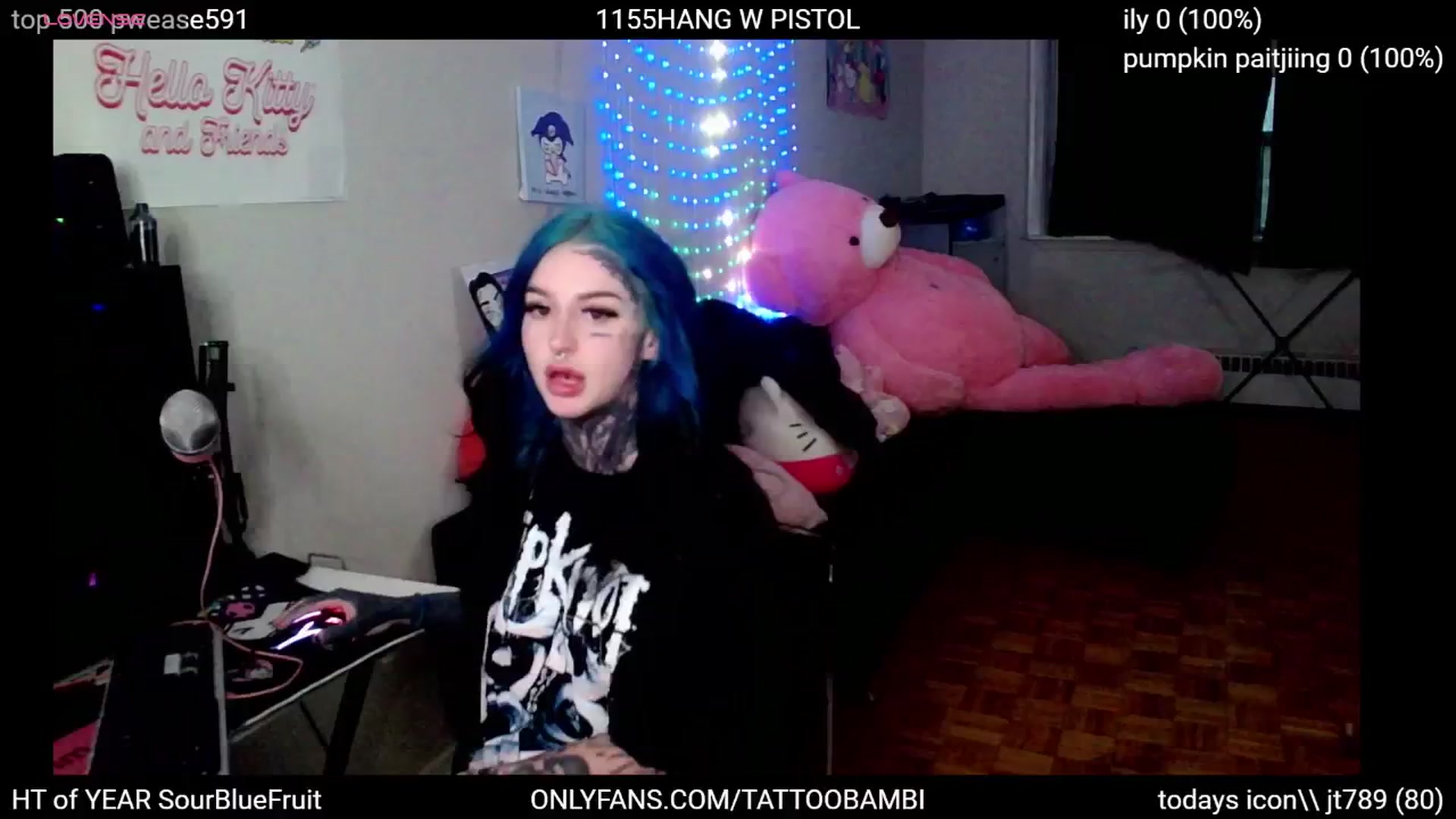 Gallery image thumbnail from Tattoobambi's myfreecams stream on, 10/26/2024, 24:03 image 6 of 20