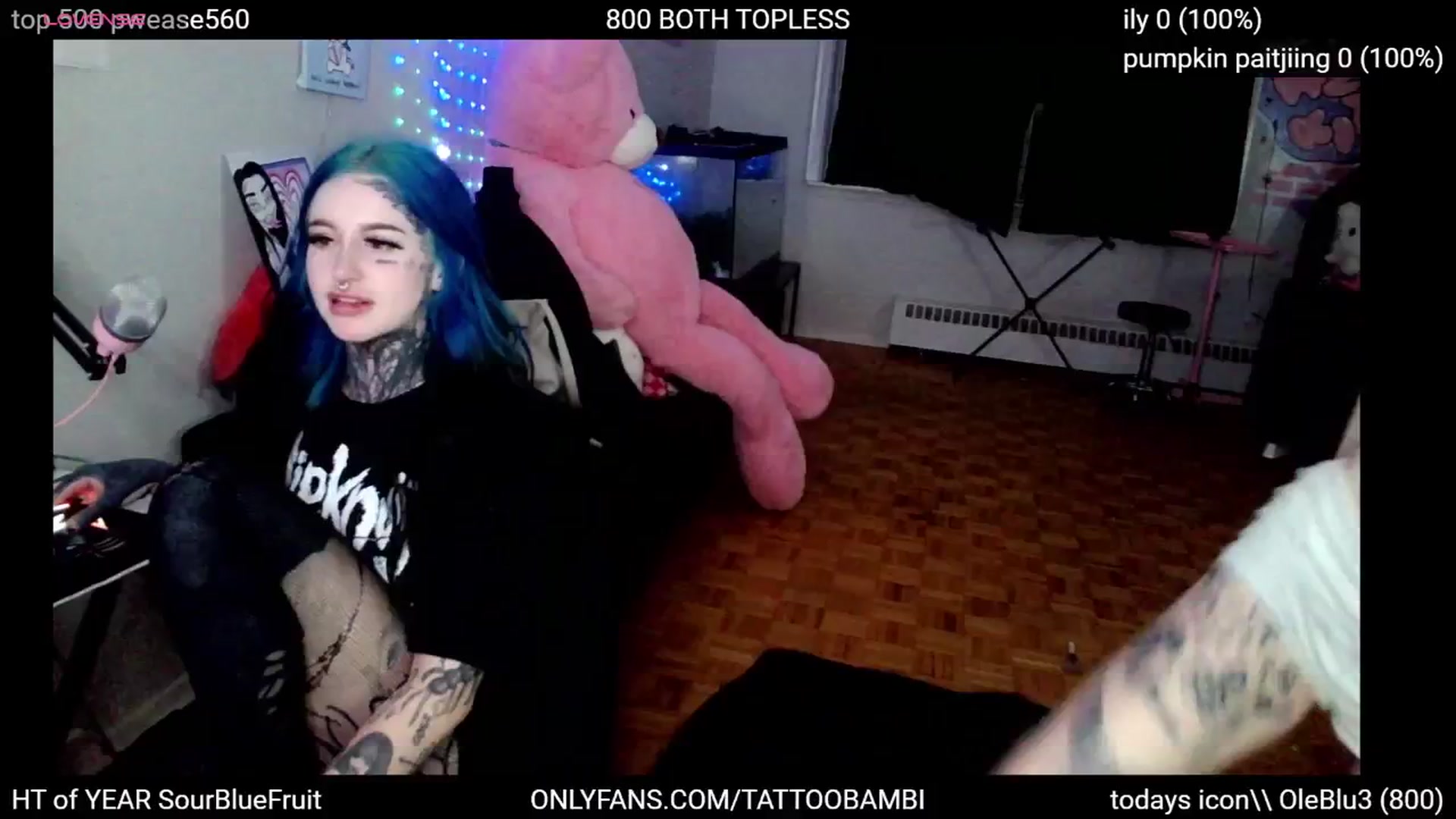 Gallery image thumbnail from Tattoobambi's myfreecams stream on, 10/26/2024, 24:42 image 5 of 20