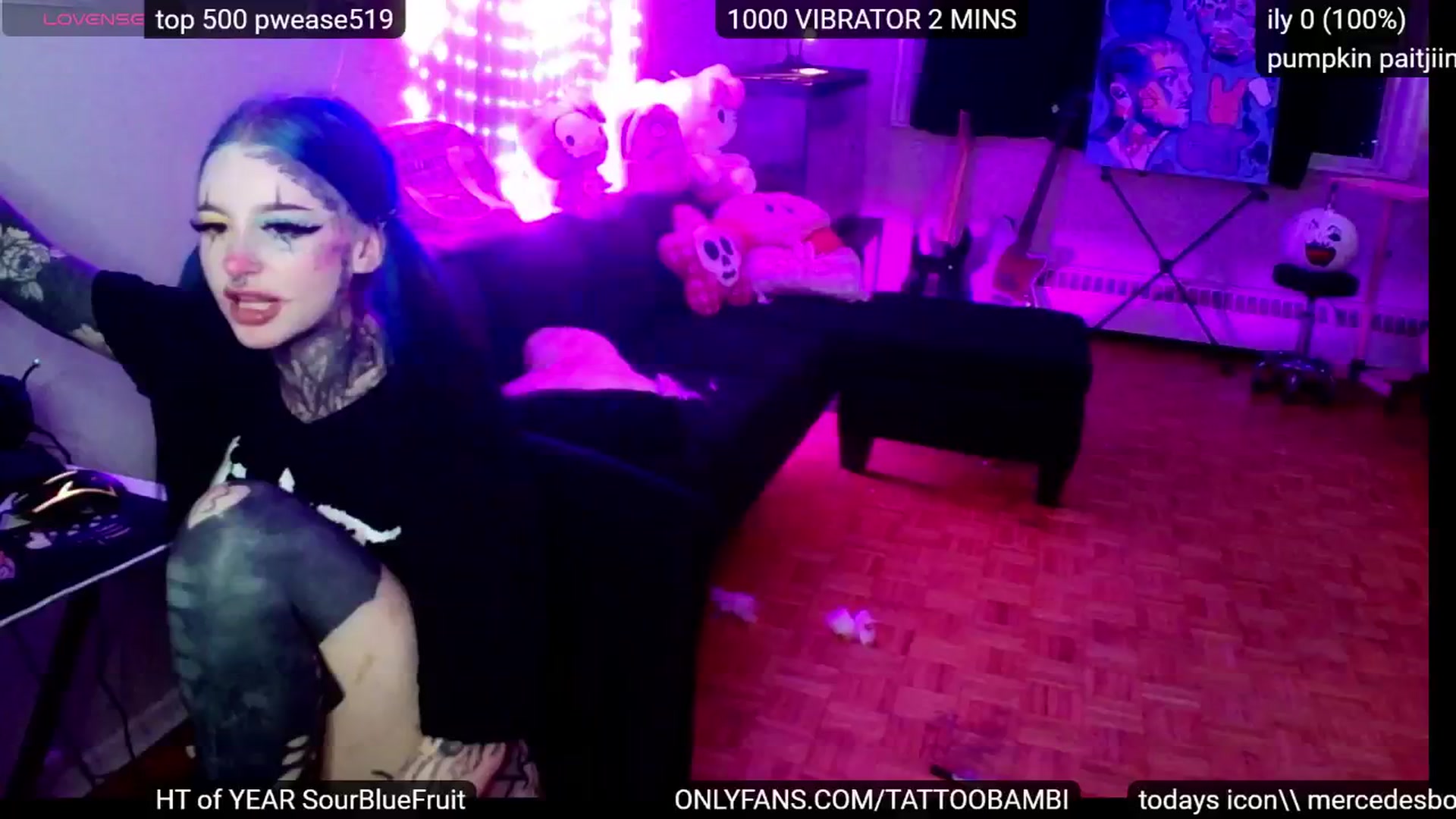 Gallery image thumbnail from Tattoobambi's myfreecams stream on, 10/28/2024, 04:12 image 18 of 20