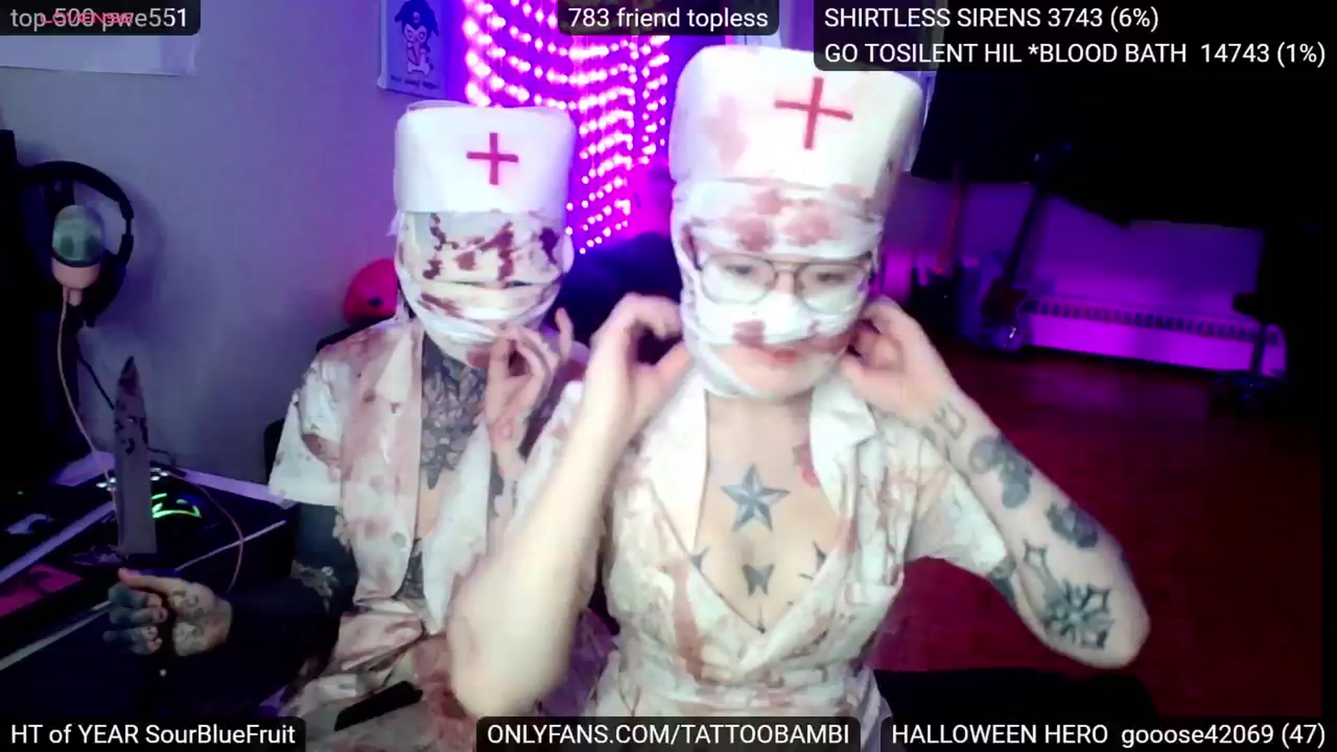Gallery image thumbnail from Tattoobambi's myfreecams stream on, 10/31/2024, 21:31 image 10 of 20