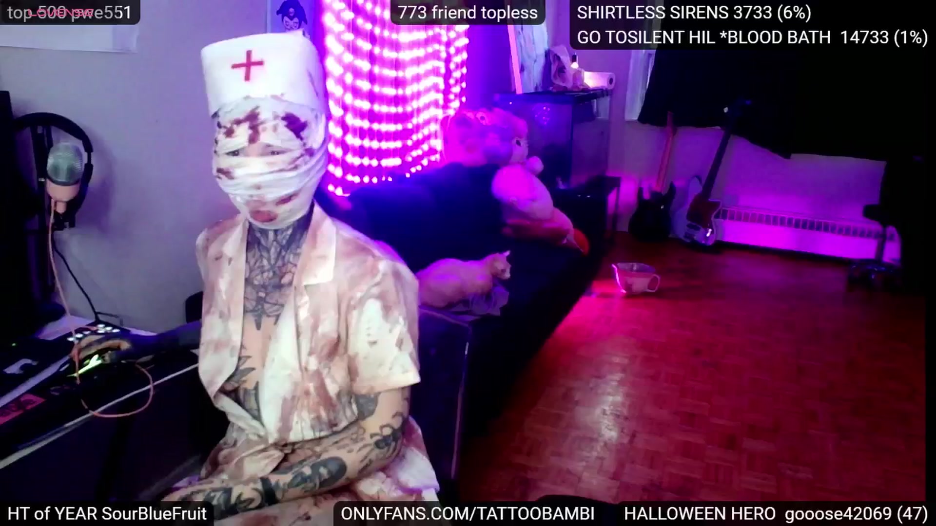 Gallery image thumbnail from Tattoobambi's myfreecams stream on, 10/31/2024, 21:31 image 13 of 20