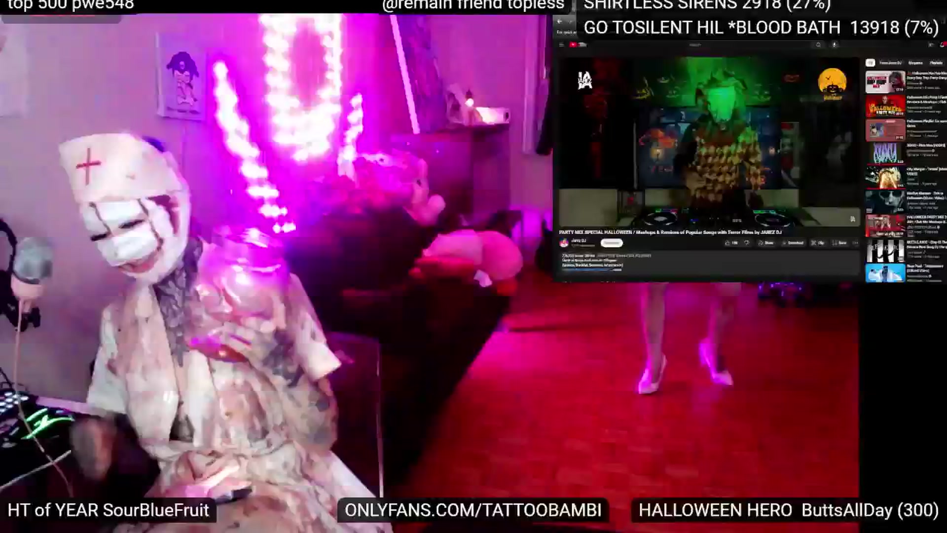 Gallery image thumbnail from Tattoobambi's myfreecams stream on, 11/01/2024, 04:35 image 1 of 20