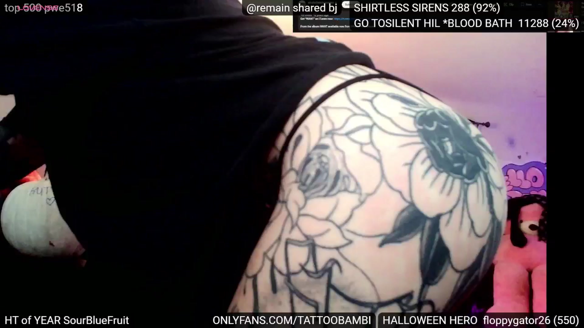 Gallery image thumbnail from Tattoobambi's myfreecams stream on, 11/01/2024, 04:35 image 14 of 20