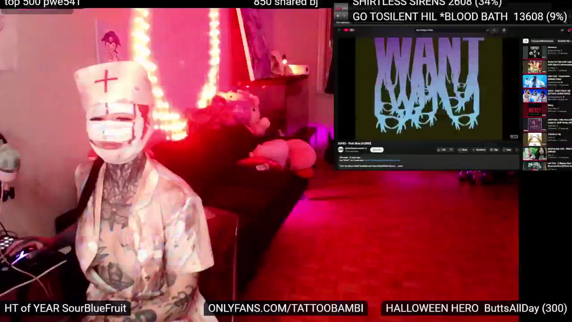 Gallery image thumbnail from Tattoobambi's myfreecams stream on, 11/01/2024, 04:35 image 4 of 20