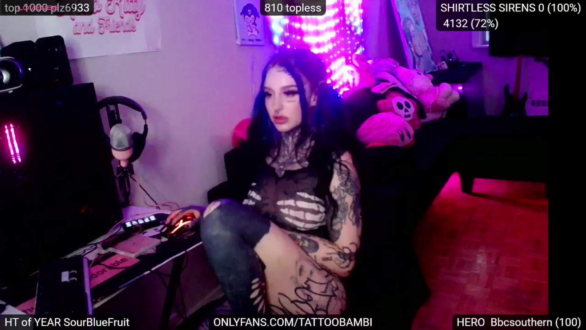 Gallery image thumbnail from Tattoobambi's myfreecams stream on, 11/06/2024, 23:30 image 6 of 20