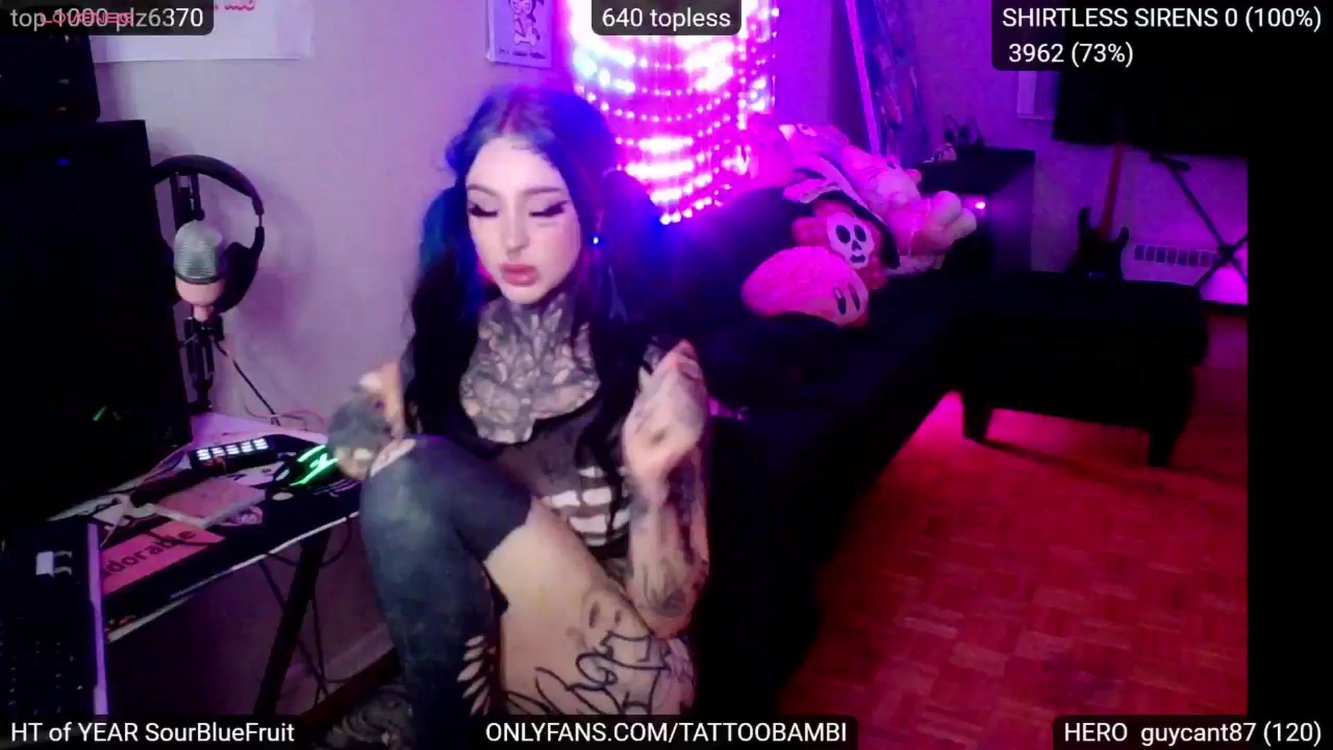 Gallery image thumbnail from Tattoobambi's myfreecams stream on, 11/06/2024, 23:30 image 12 of 20