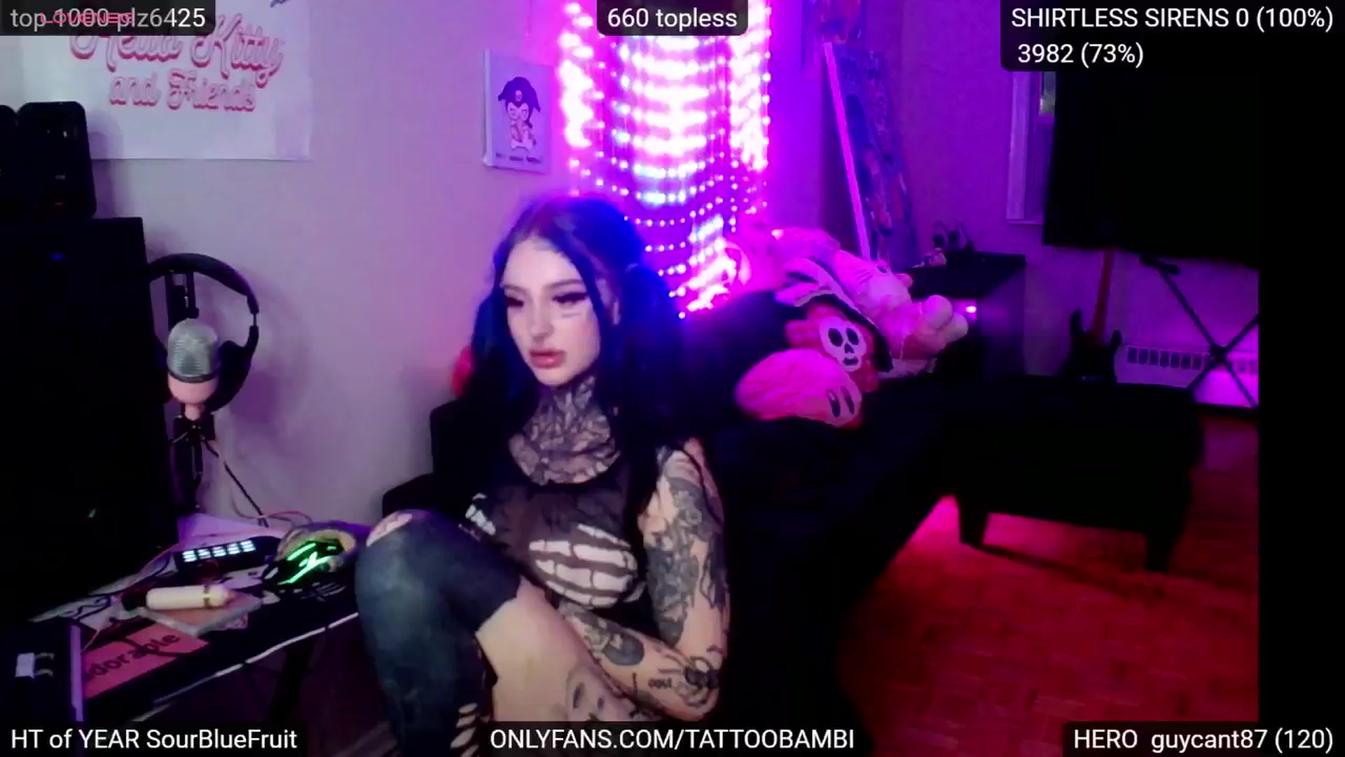 Gallery image thumbnail from Tattoobambi's myfreecams stream on, 11/06/2024, 23:30 image 10 of 20