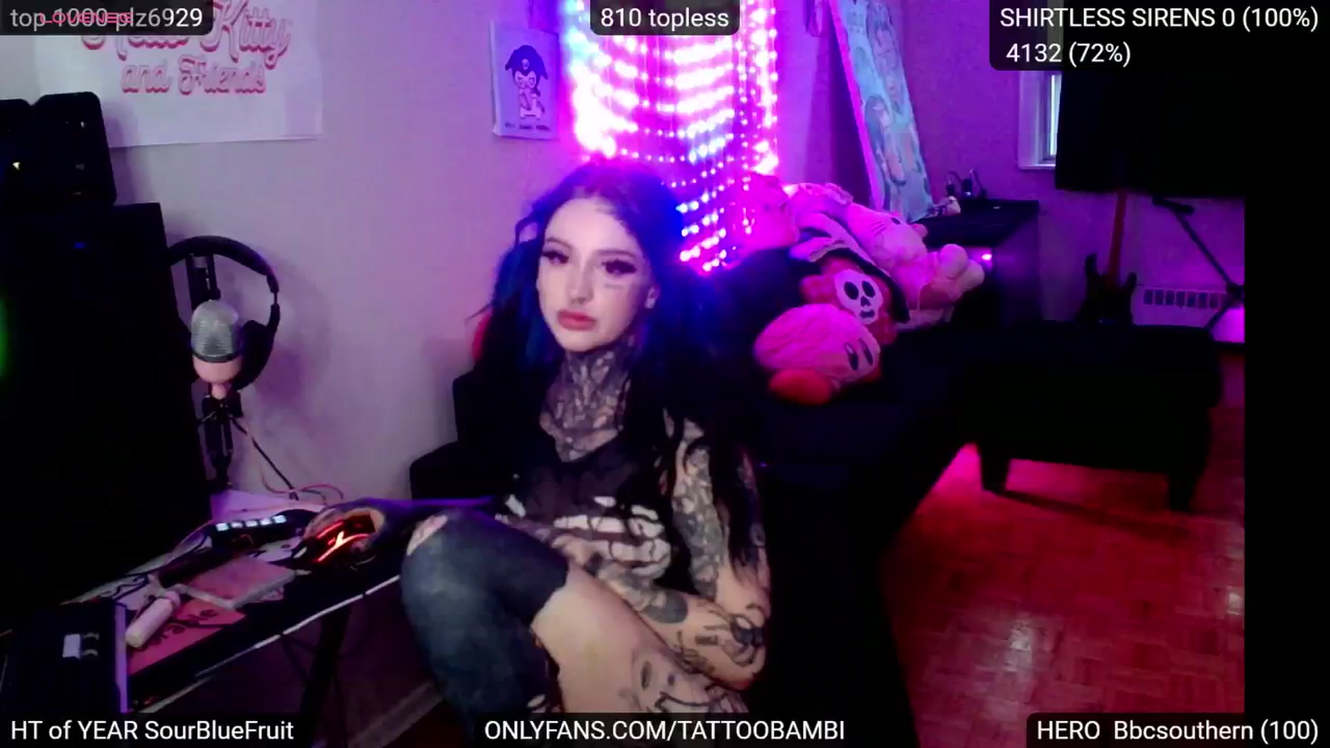 Gallery image thumbnail from Tattoobambi's myfreecams stream on, 11/06/2024, 23:30 image 5 of 20