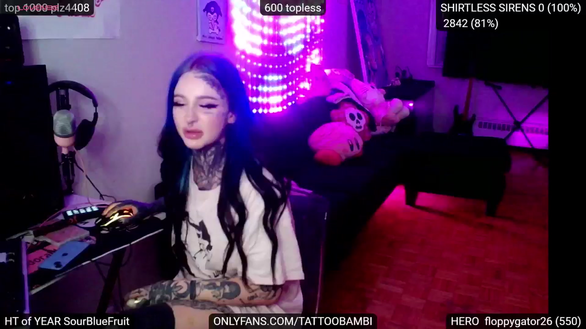 Gallery image thumbnail from Tattoobambi's myfreecams stream on, 11/07/2024, 02:20 image 10 of 20