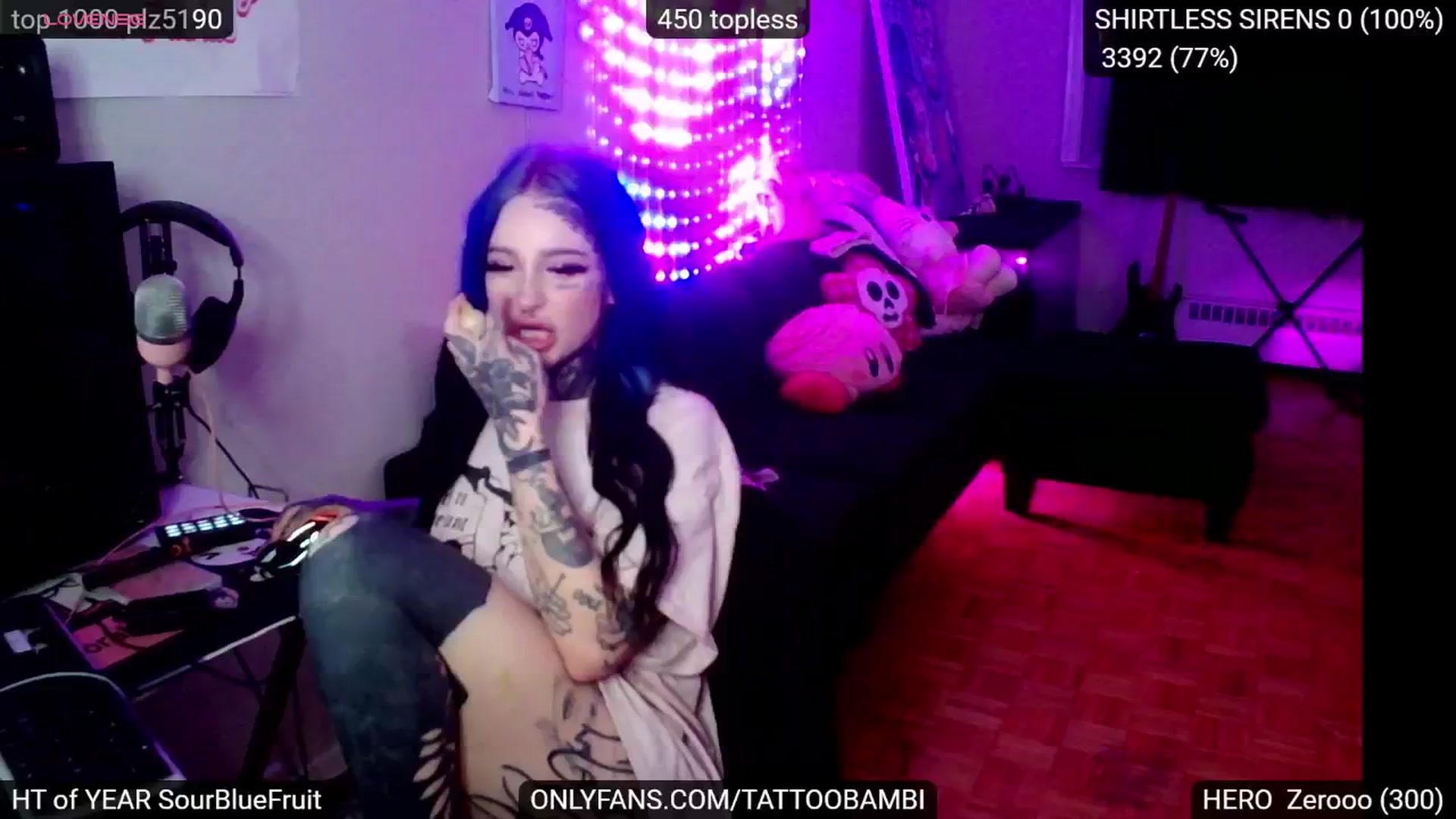 Gallery image thumbnail from Tattoobambi's myfreecams stream on, 11/07/2024, 02:20 image 2 of 20