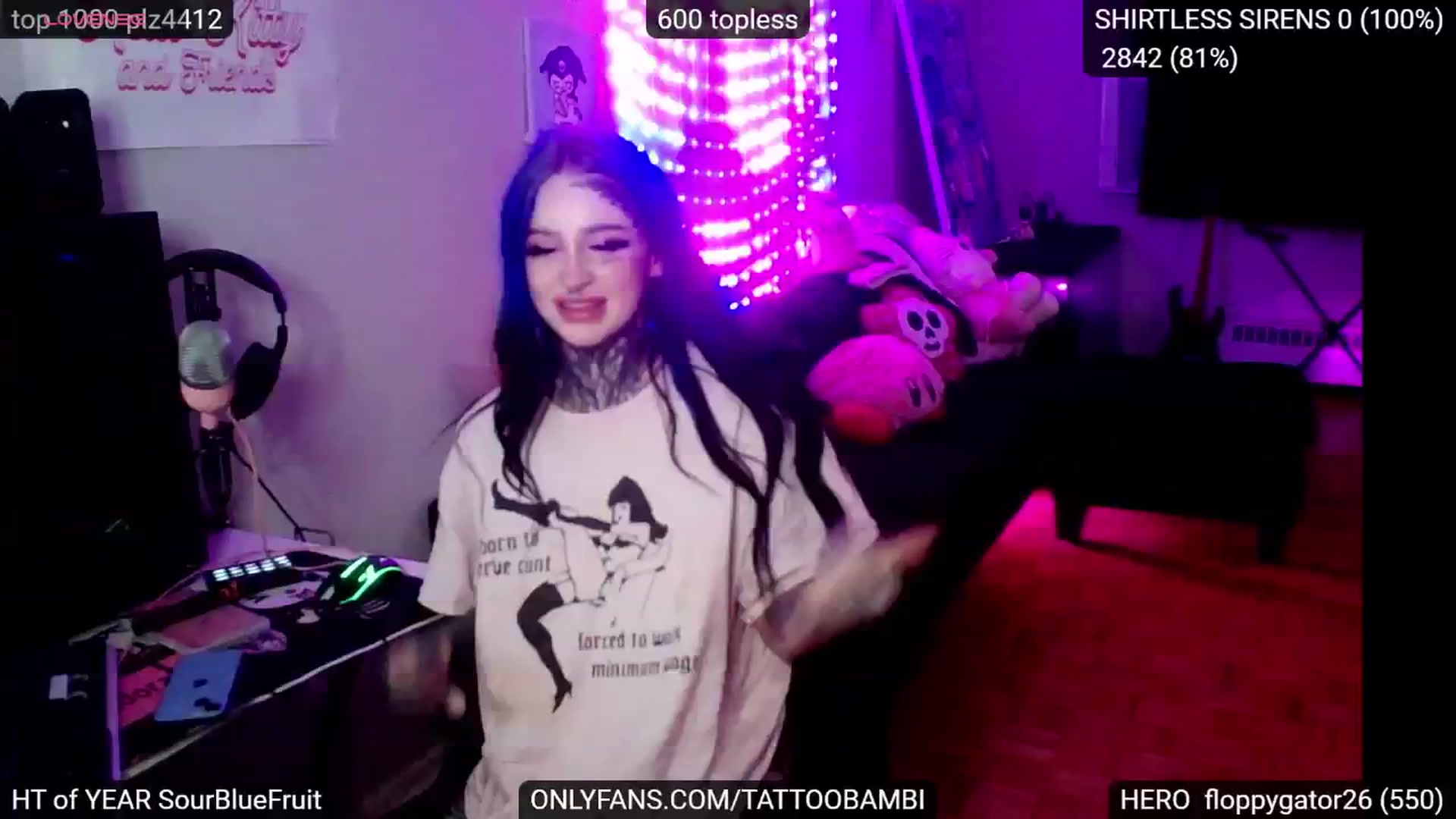 Gallery image thumbnail from Tattoobambi's myfreecams stream on, 11/07/2024, 02:20 image 11 of 20