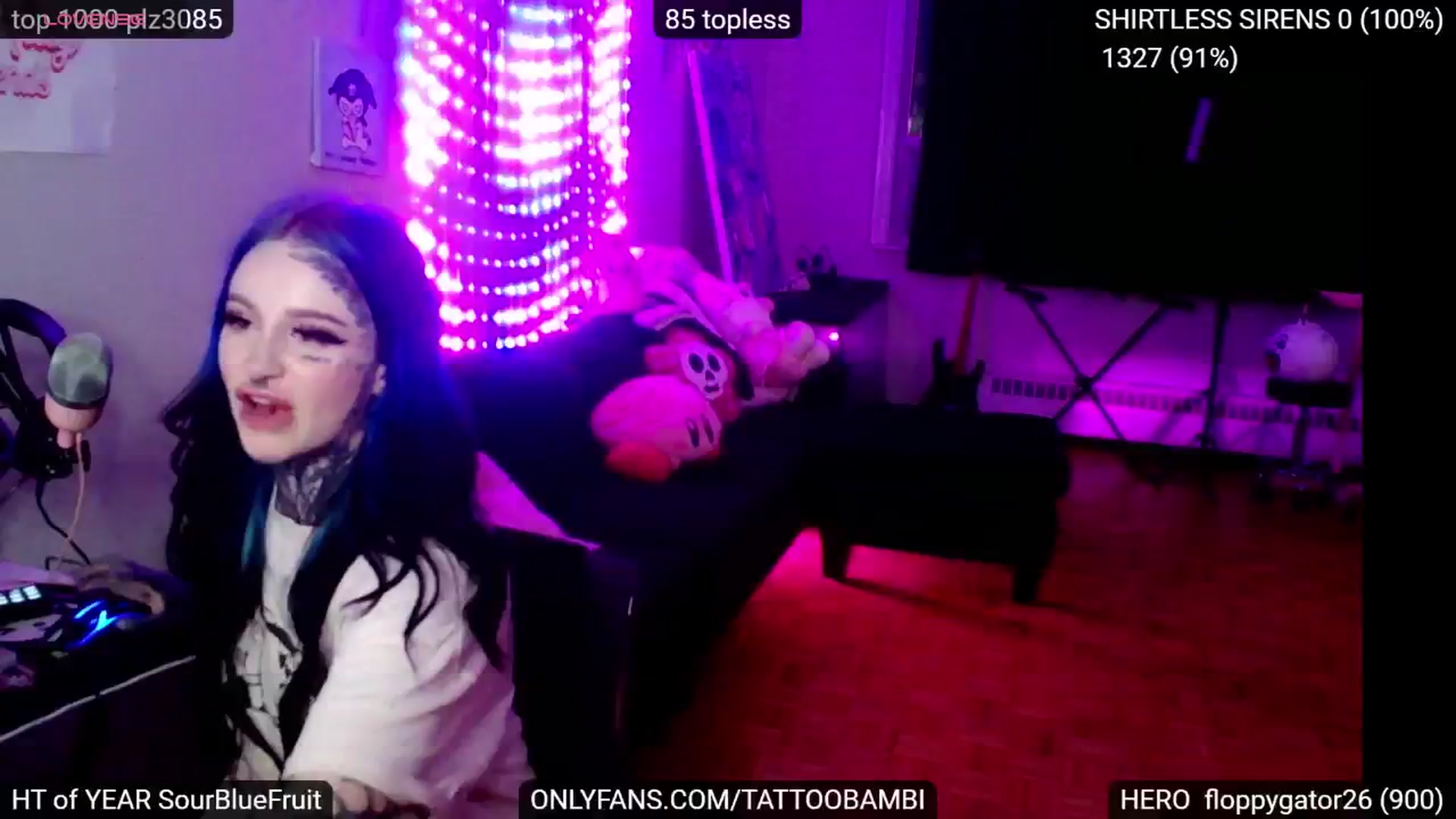 Gallery image thumbnail from Tattoobambi's myfreecams stream on, 11/07/2024, 02:20 image 16 of 20