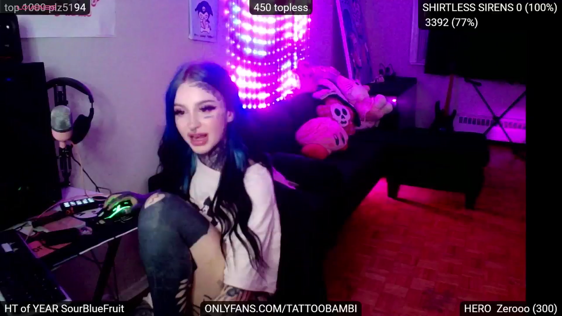 Gallery image thumbnail from Tattoobambi's myfreecams stream on, 11/07/2024, 02:20 image 3 of 20
