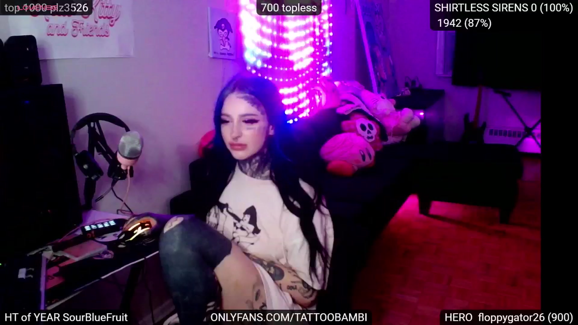 Gallery image thumbnail from Tattoobambi's myfreecams stream on, 11/07/2024, 02:20 image 13 of 20