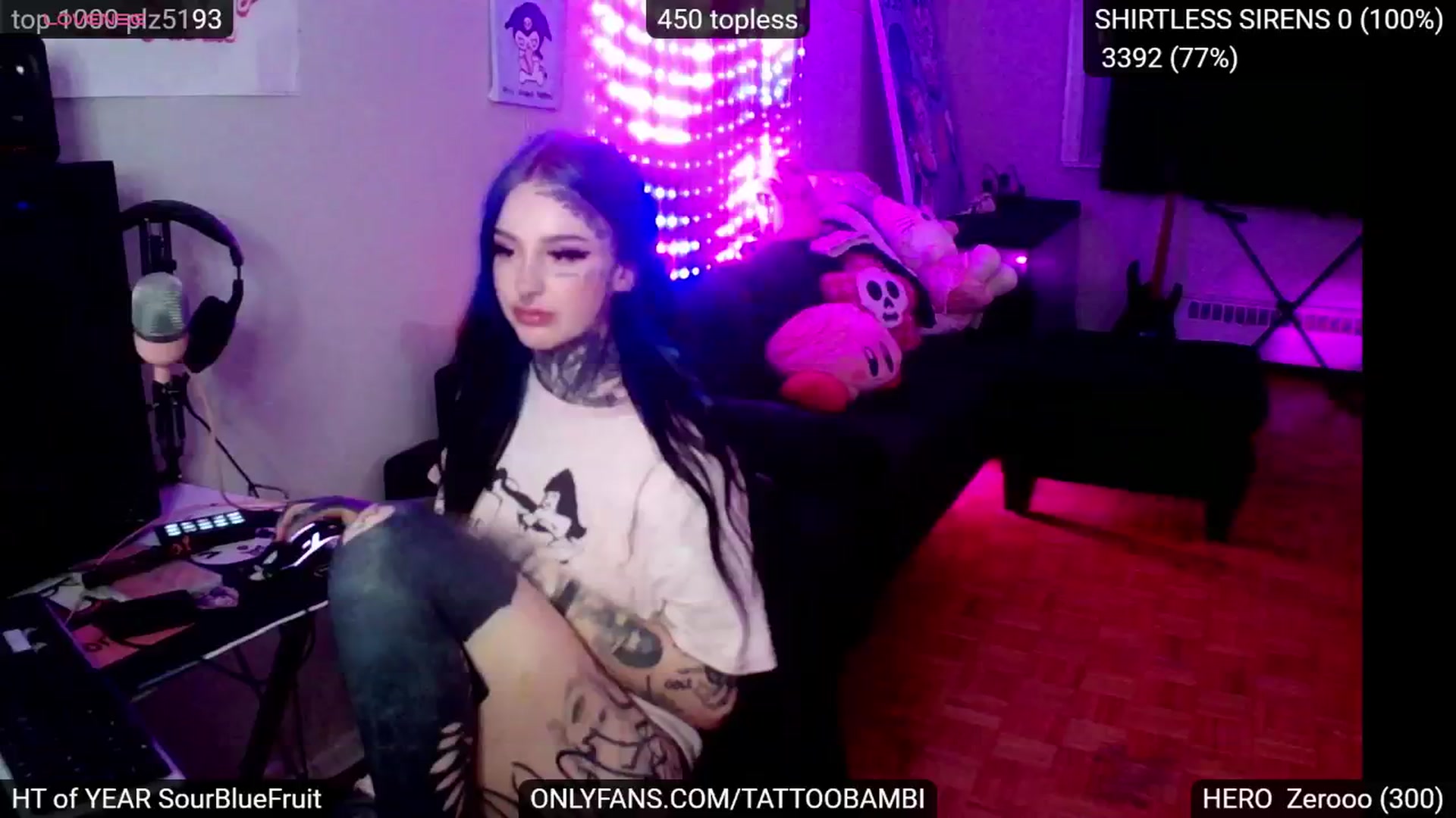 Gallery image thumbnail from Tattoobambi's myfreecams stream on, 11/07/2024, 02:20 image 4 of 20