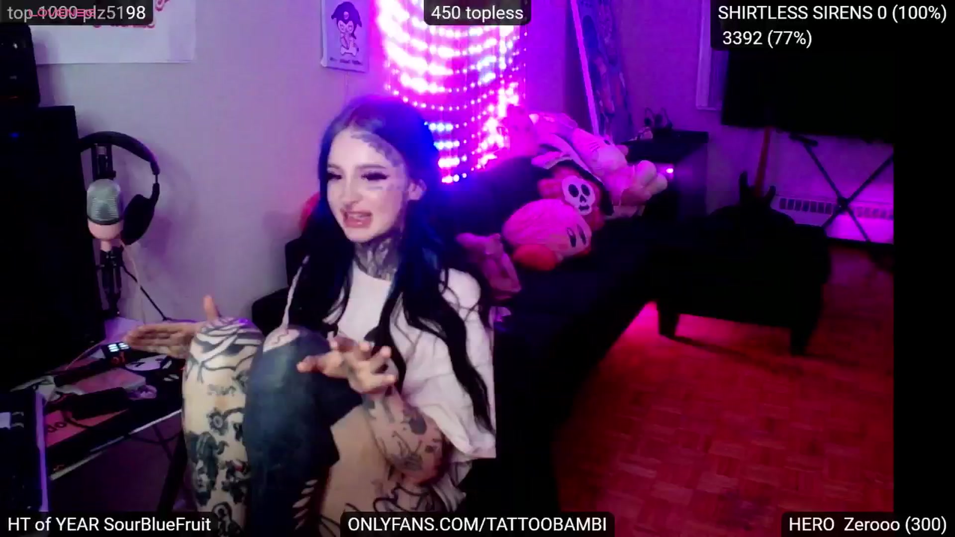 Gallery image thumbnail from Tattoobambi's myfreecams stream on, 11/07/2024, 02:20 image 6 of 20