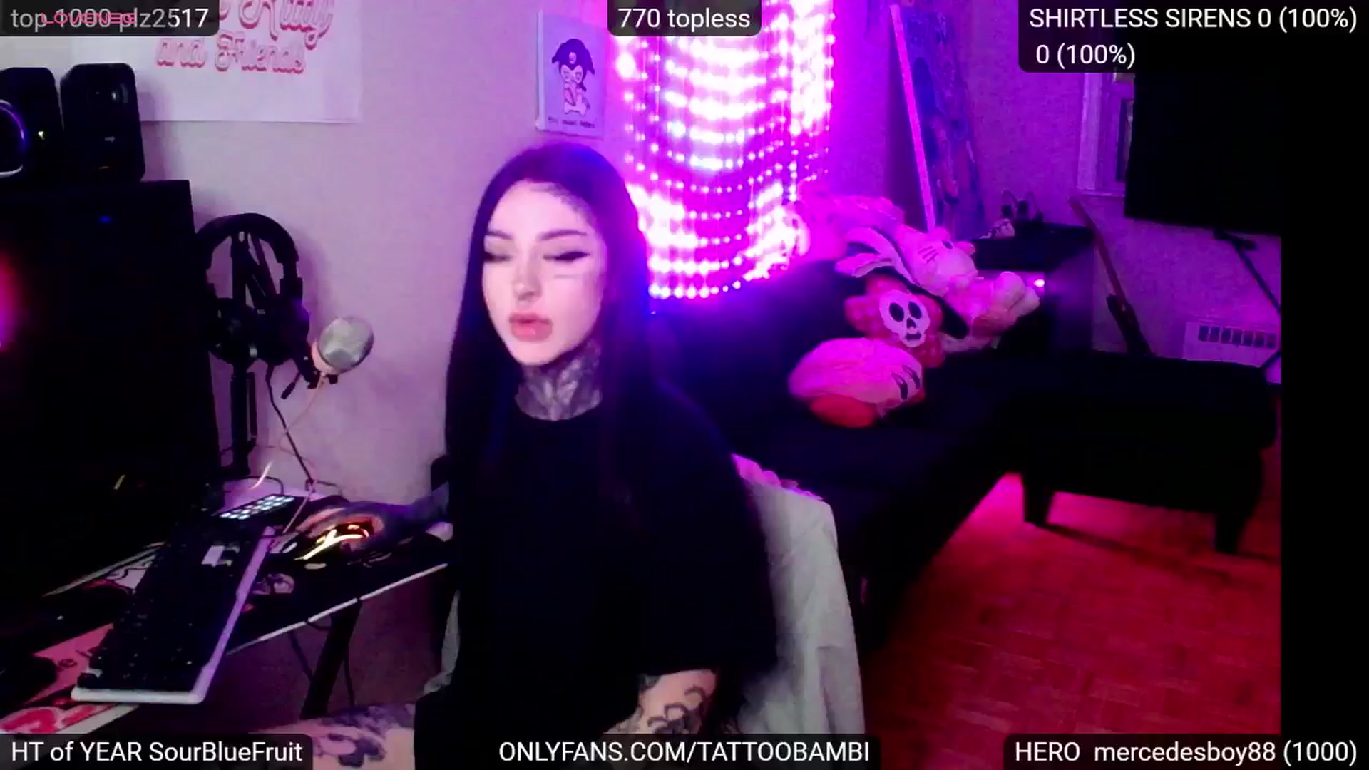 Gallery image thumbnail from Tattoobambi's myfreecams stream on, 11/08/2024, 24:15 image 14 of 20