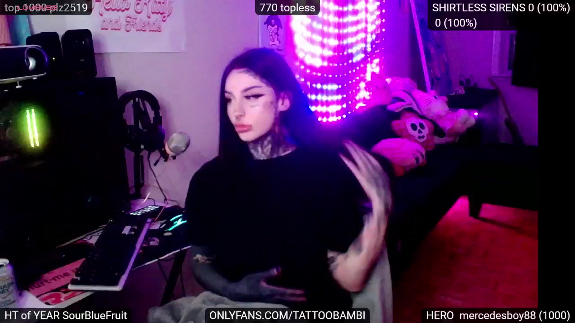 Gallery image thumbnail from Tattoobambi's myfreecams stream on, 11/08/2024, 24:15 image 19 of 20