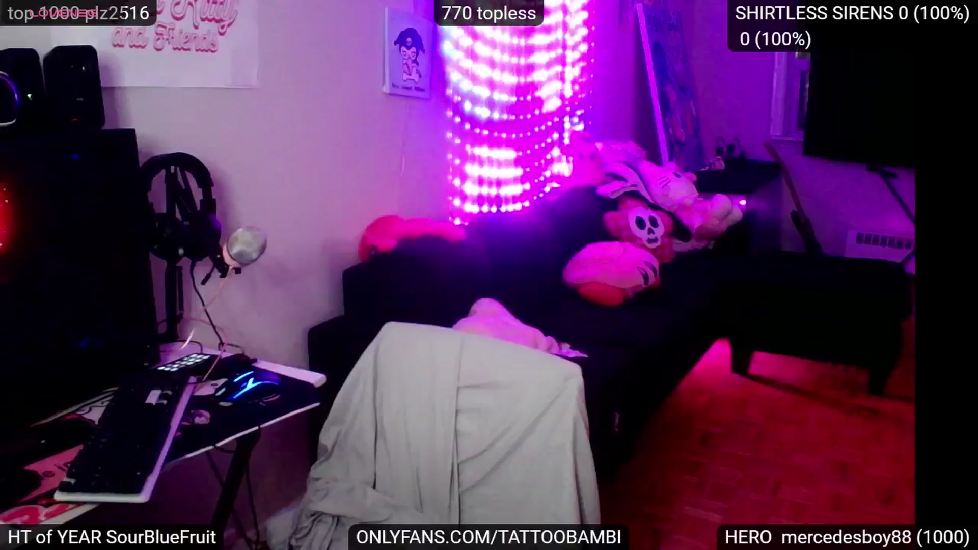 Gallery image thumbnail from Tattoobambi's myfreecams stream on, 11/08/2024, 24:15 image 6 of 20