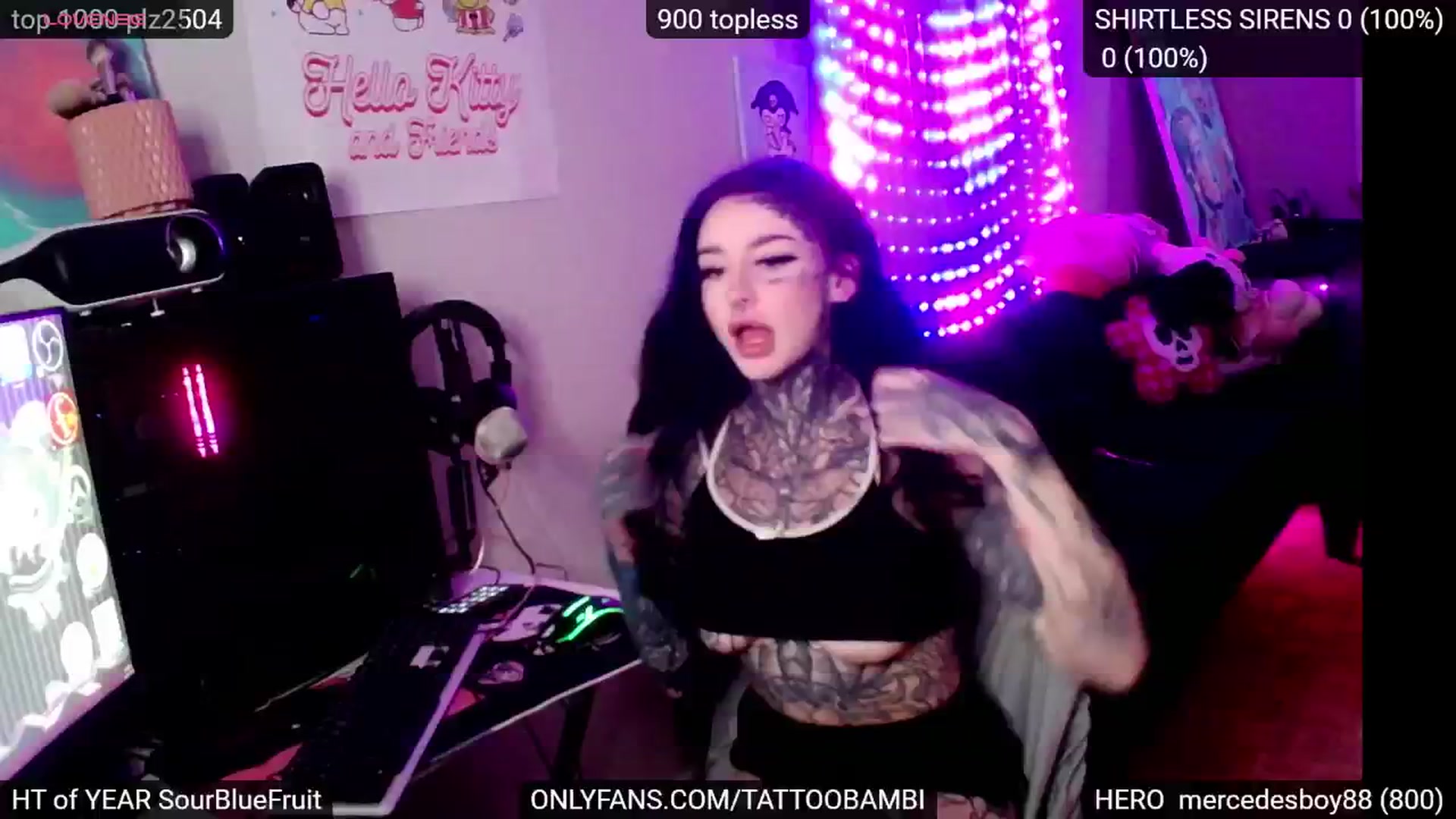 Gallery image thumbnail from Tattoobambi's myfreecams stream on, 11/08/2024, 22:24 image 14 of 20