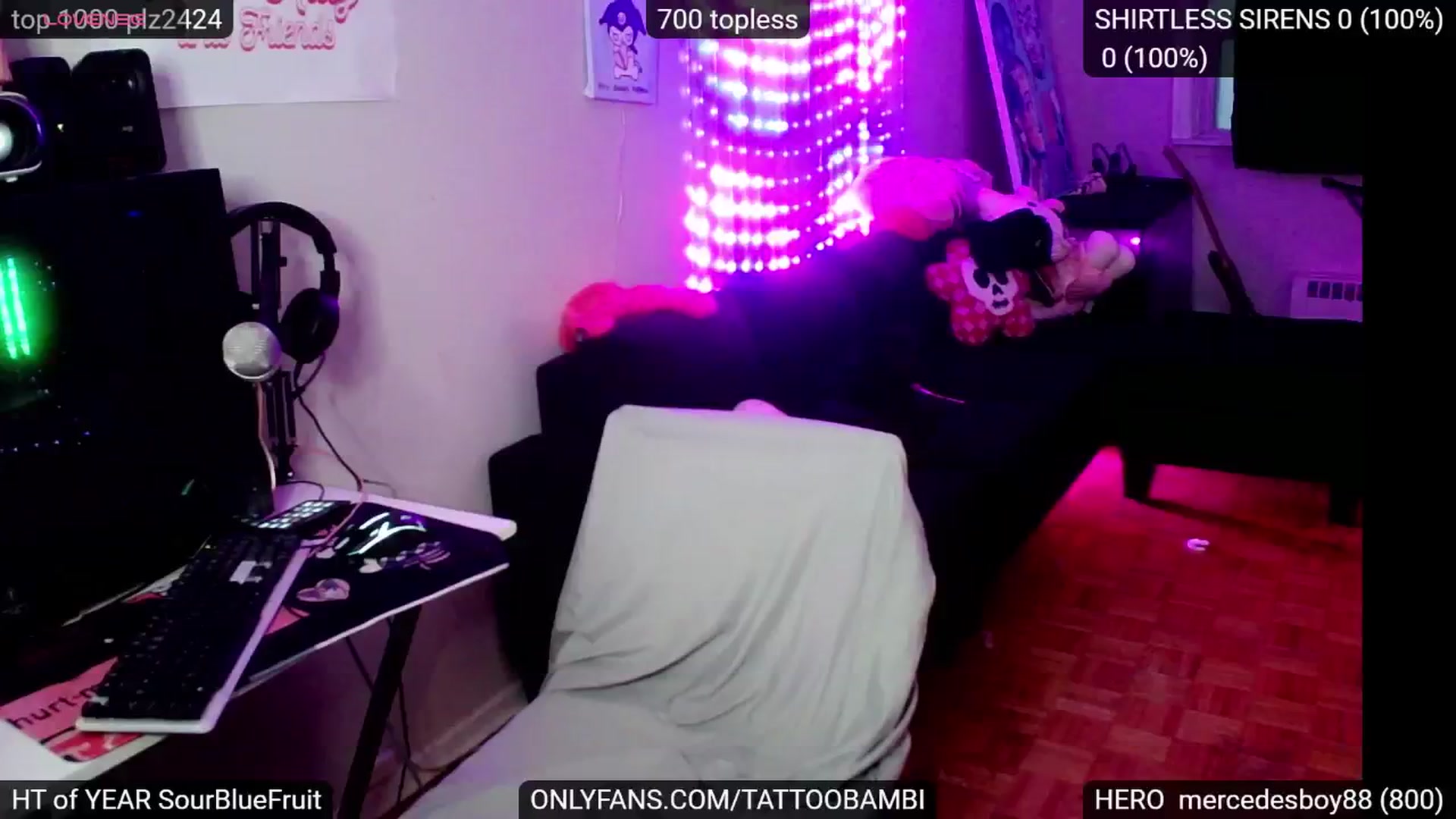 Gallery image thumbnail from Tattoobambi's myfreecams stream on, 11/08/2024, 22:24 image 18 of 20