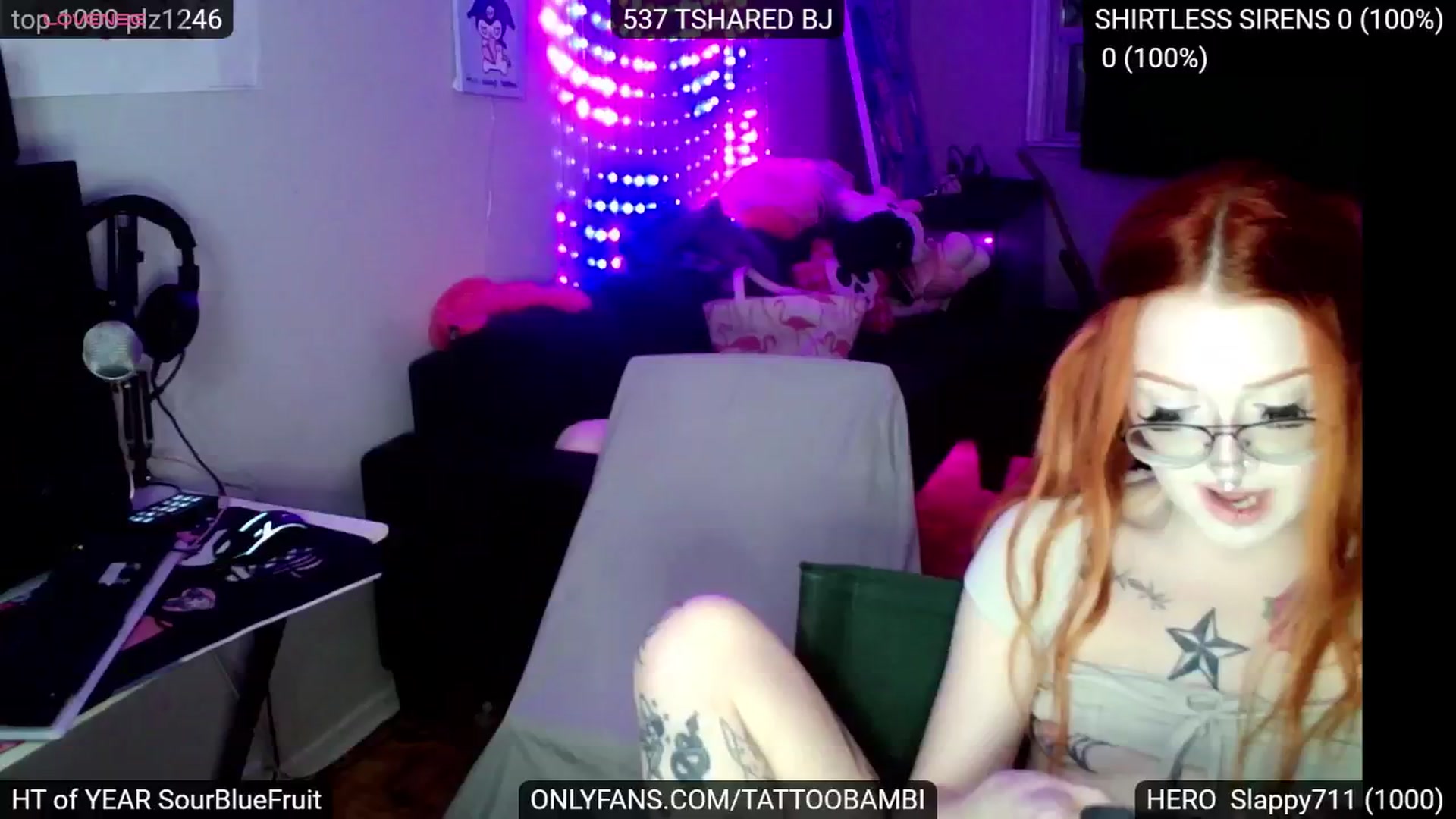 Gallery image thumbnail from Tattoobambi's myfreecams stream on, 11/09/2024, 01:30 image 15 of 20