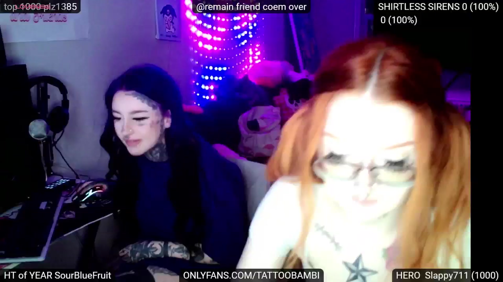 Gallery image thumbnail from Tattoobambi's myfreecams stream on, 11/09/2024, 01:30 image 5 of 20