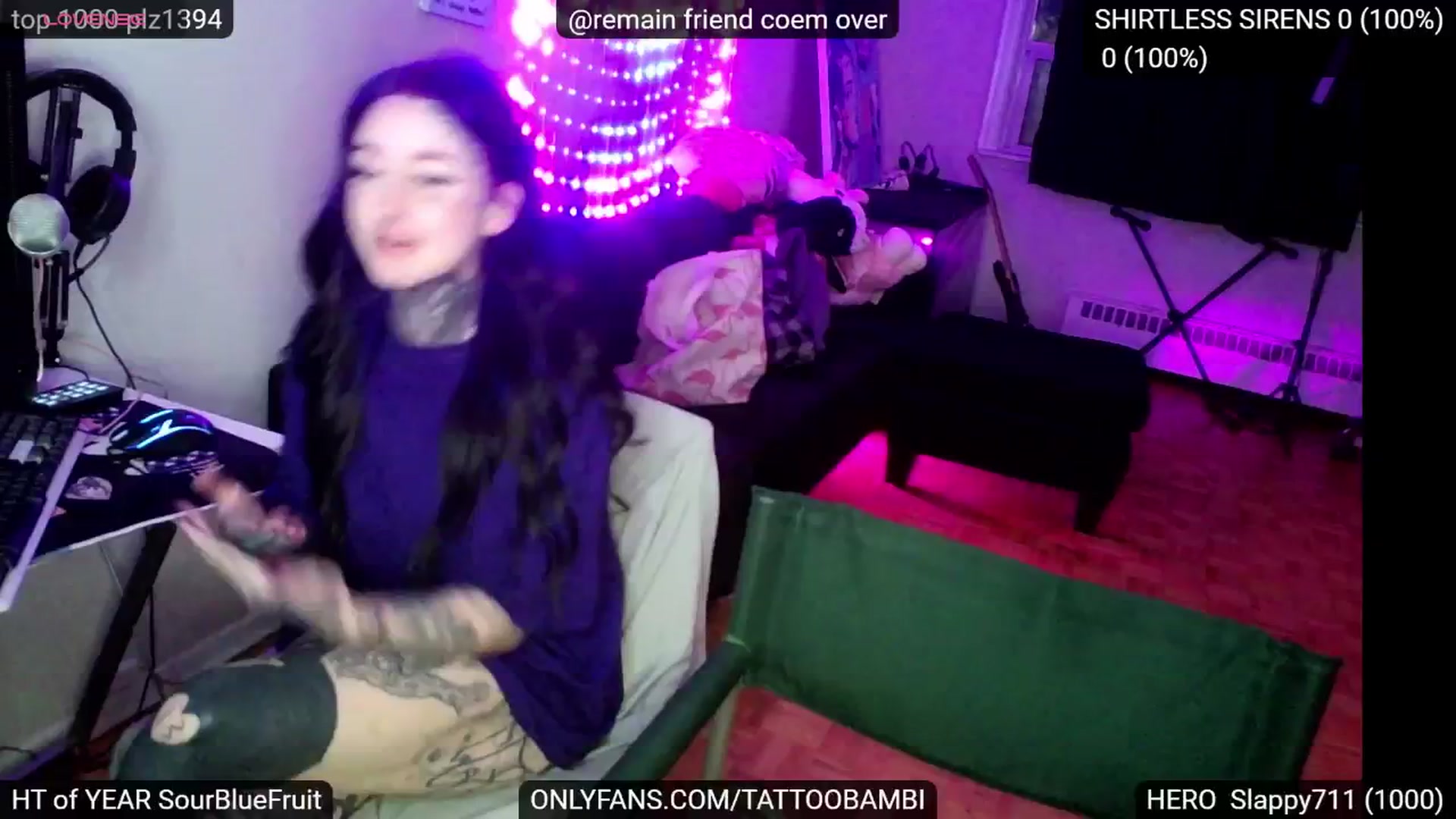 Gallery image thumbnail from Tattoobambi's myfreecams stream on, 11/09/2024, 01:30 image 3 of 20