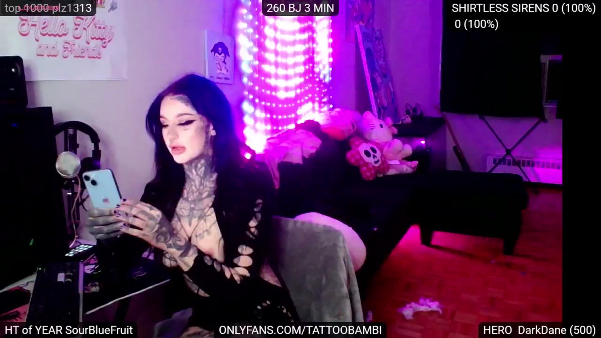 Gallery image thumbnail from Tattoobambi's myfreecams stream on, 11/11/2024, 05:27 image 7 of 20
