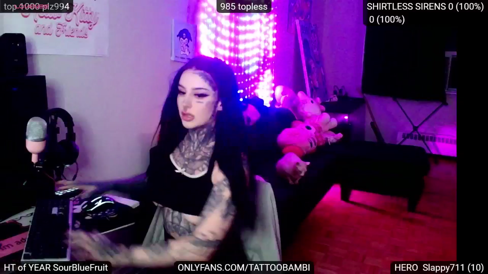 Gallery image thumbnail from Tattoobambi's myfreecams stream on, 11/13/2024, 24:02 image 6 of 20