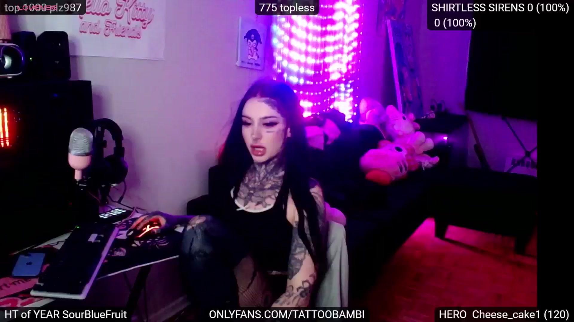 Gallery image thumbnail from Tattoobambi's myfreecams stream on, 11/13/2024, 24:02 image 10 of 20