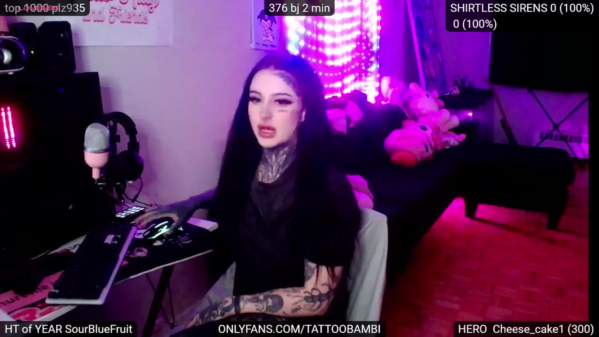 Gallery image thumbnail from Tattoobambi's myfreecams stream on, 11/13/2024, 02:38 image 2 of 20