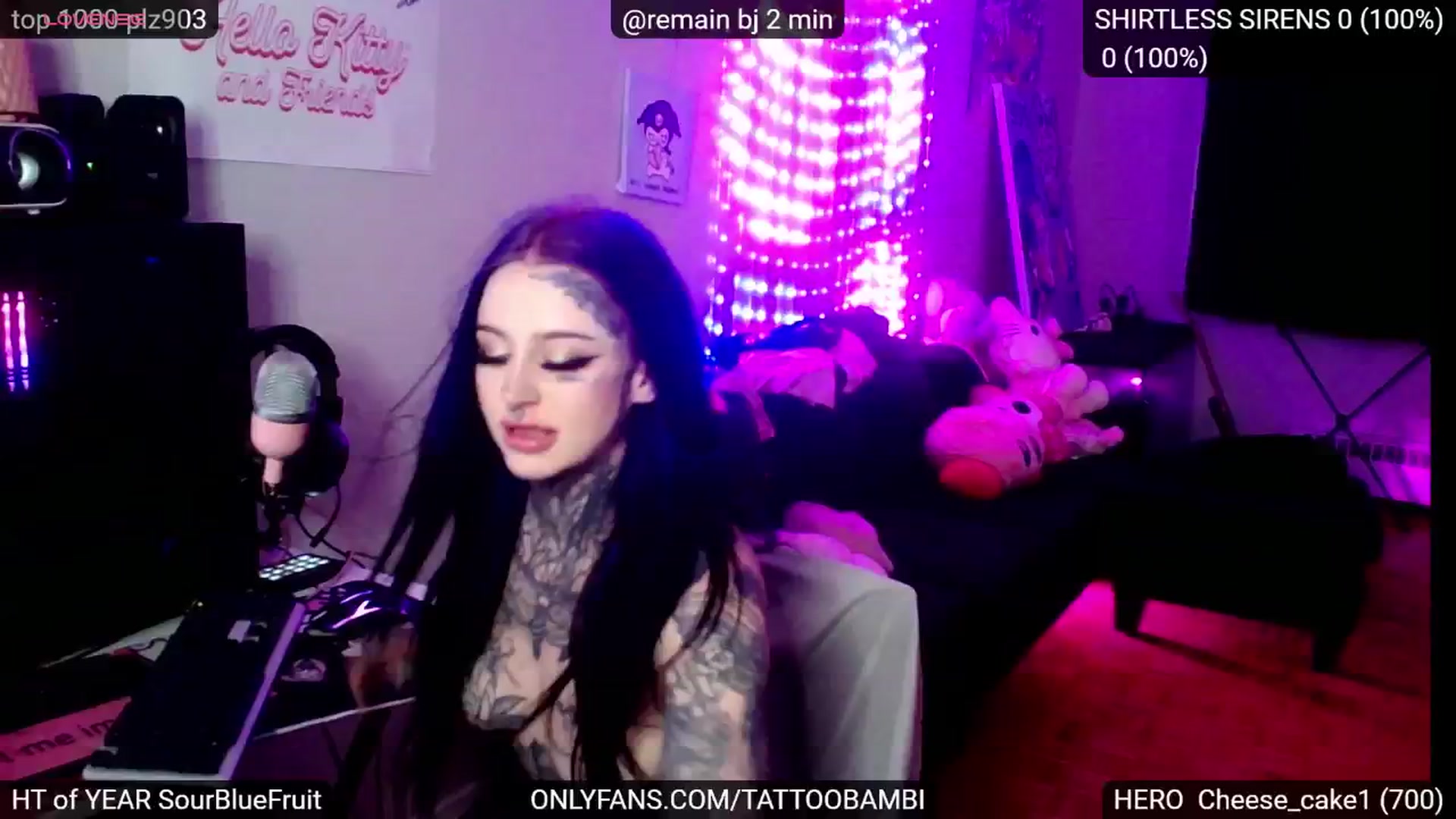 Gallery image thumbnail from Tattoobambi's myfreecams stream on, 11/13/2024, 02:38 image 5 of 20