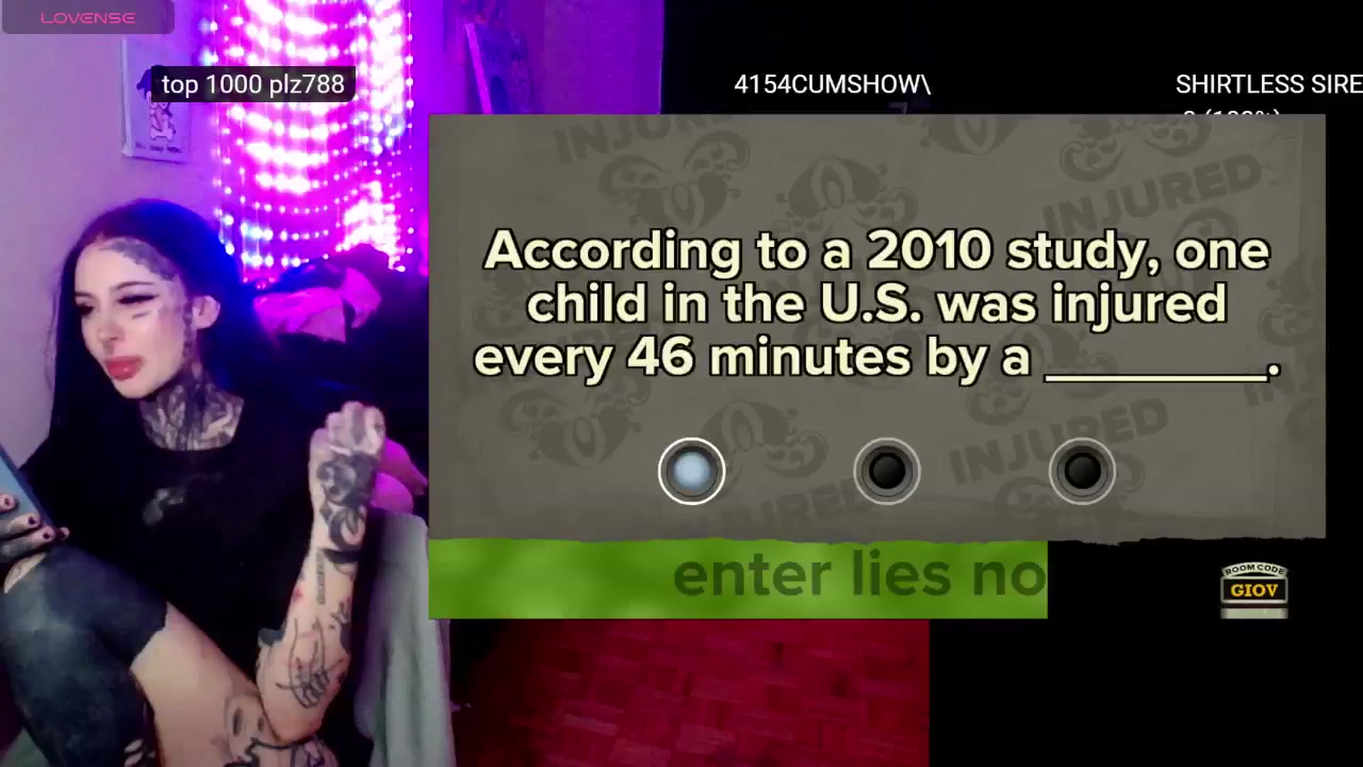 Gallery image thumbnail from Tattoobambi's myfreecams stream on, 11/13/2024, 02:38 image 20 of 20