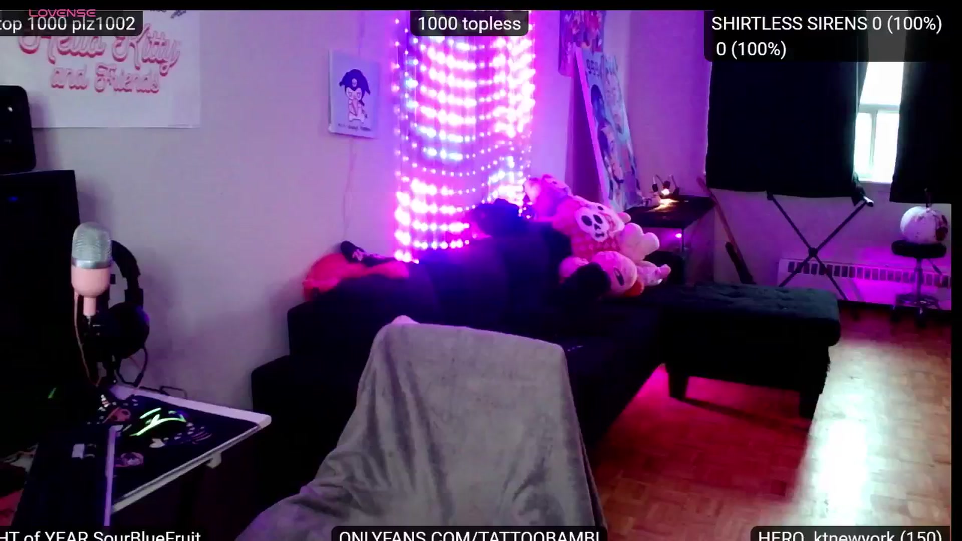 Gallery image thumbnail from Tattoobambi's myfreecams stream on, 11/16/2024, 24:28 image 1 of 20