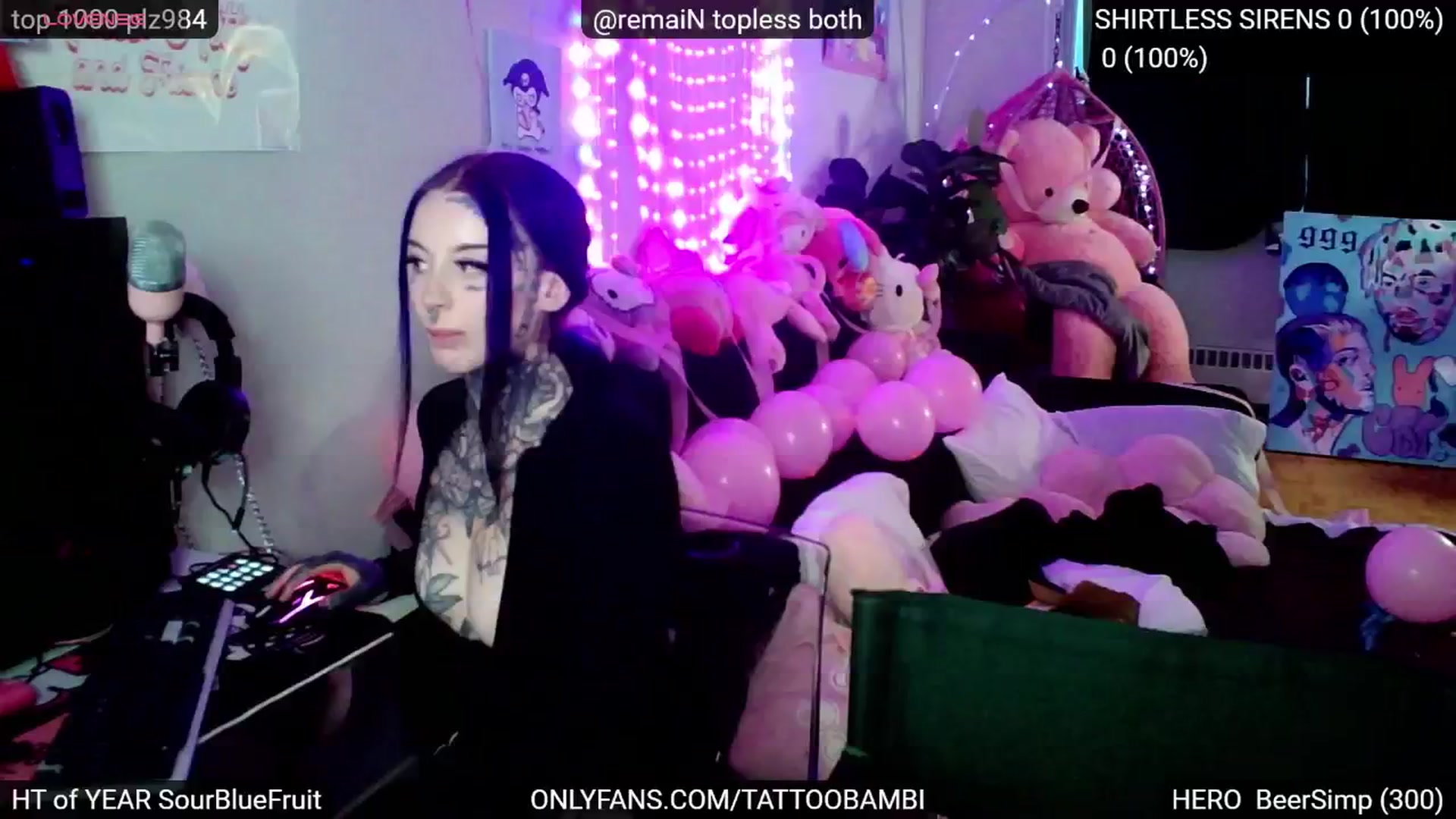 Gallery image thumbnail from Tattoobambi's myfreecams stream on, 11/21/2024, 24:25 image 9 of 20