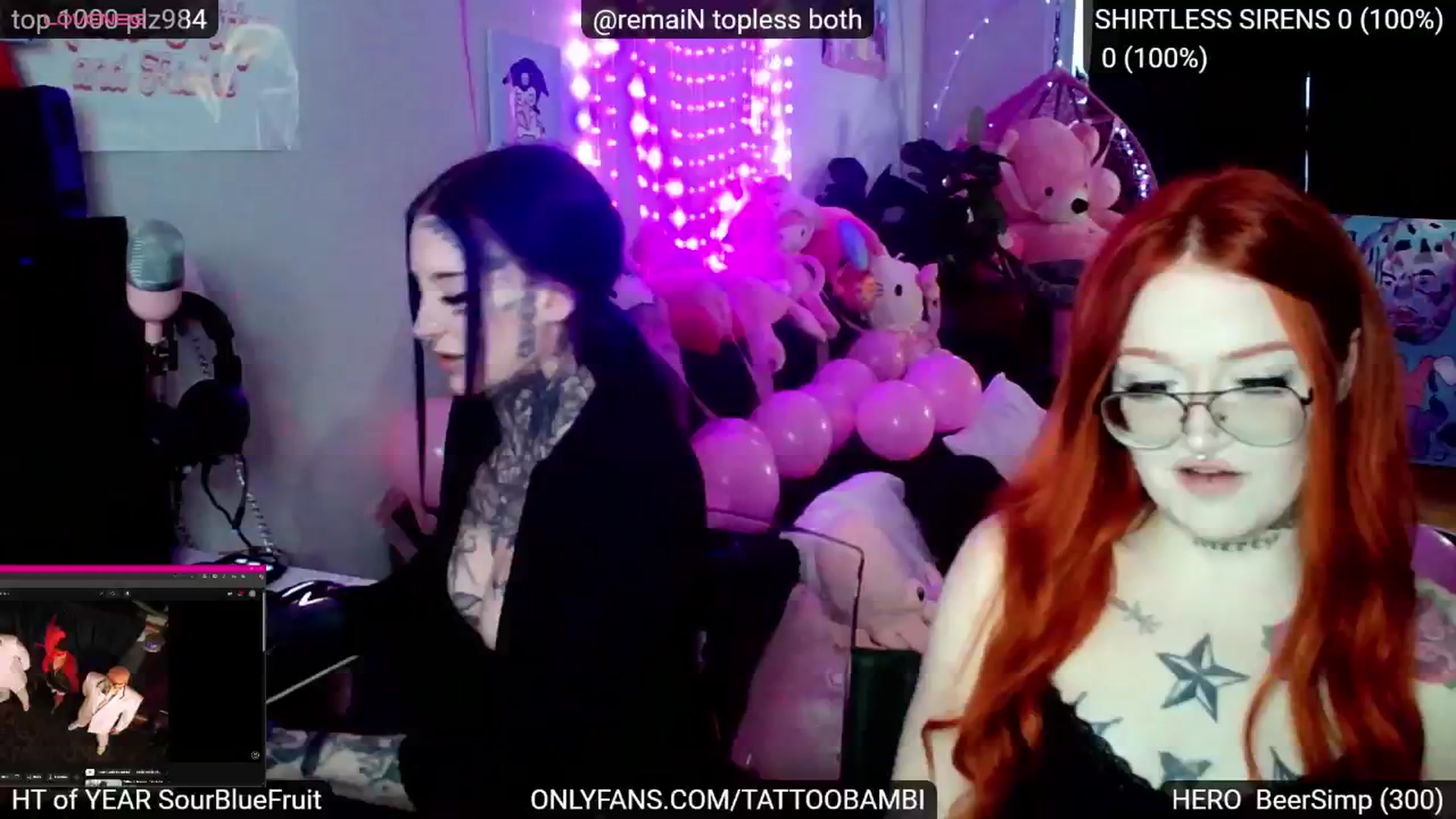 Gallery image thumbnail from Tattoobambi's myfreecams stream on, 11/21/2024, 24:25 image 7 of 20