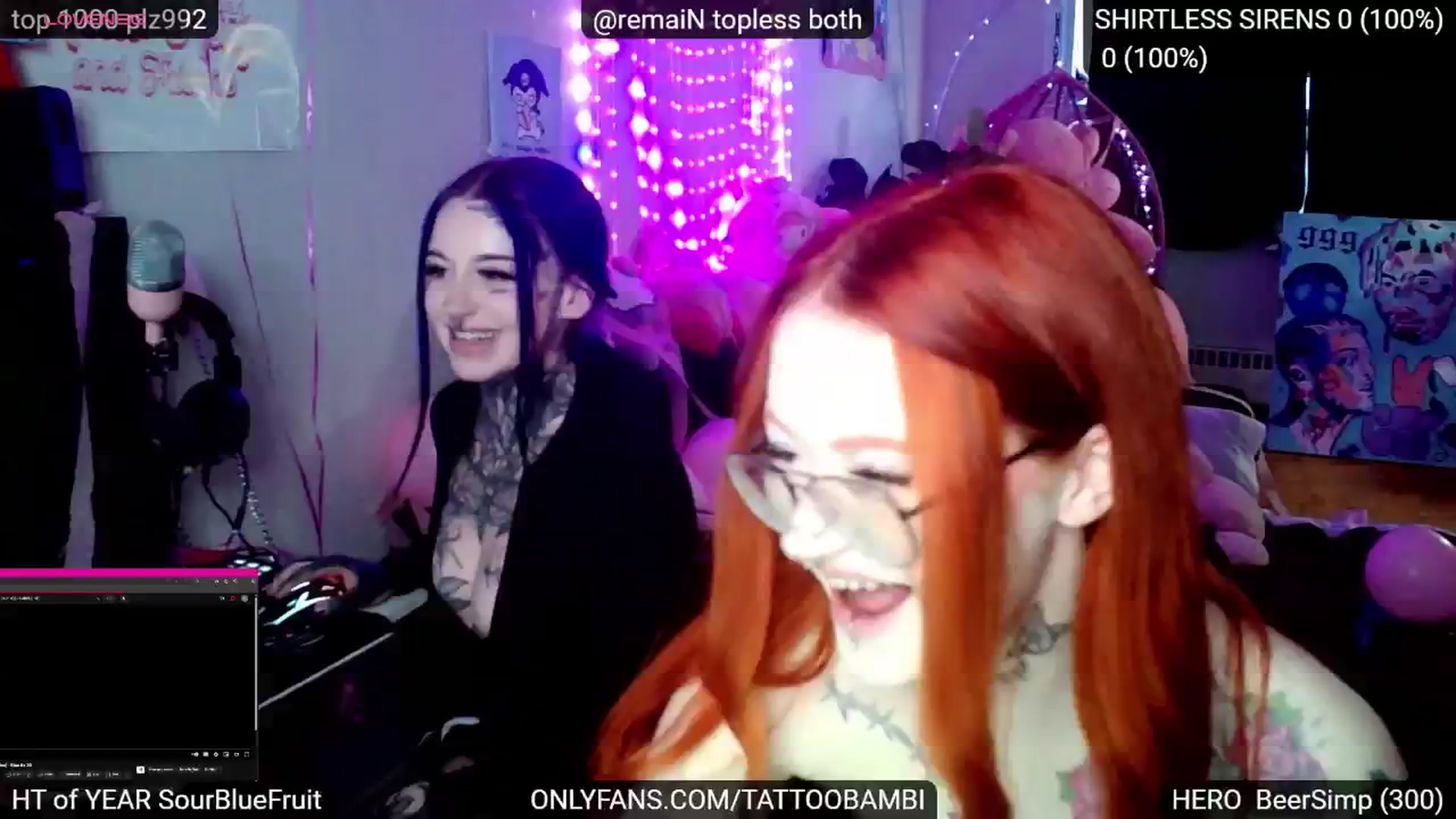 Gallery image thumbnail from Tattoobambi's myfreecams stream on, 11/21/2024, 24:25 image 6 of 20