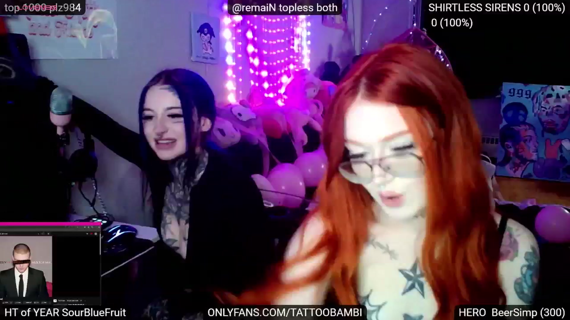 Gallery image thumbnail from Tattoobambi's myfreecams stream on, 11/21/2024, 24:25 image 12 of 20