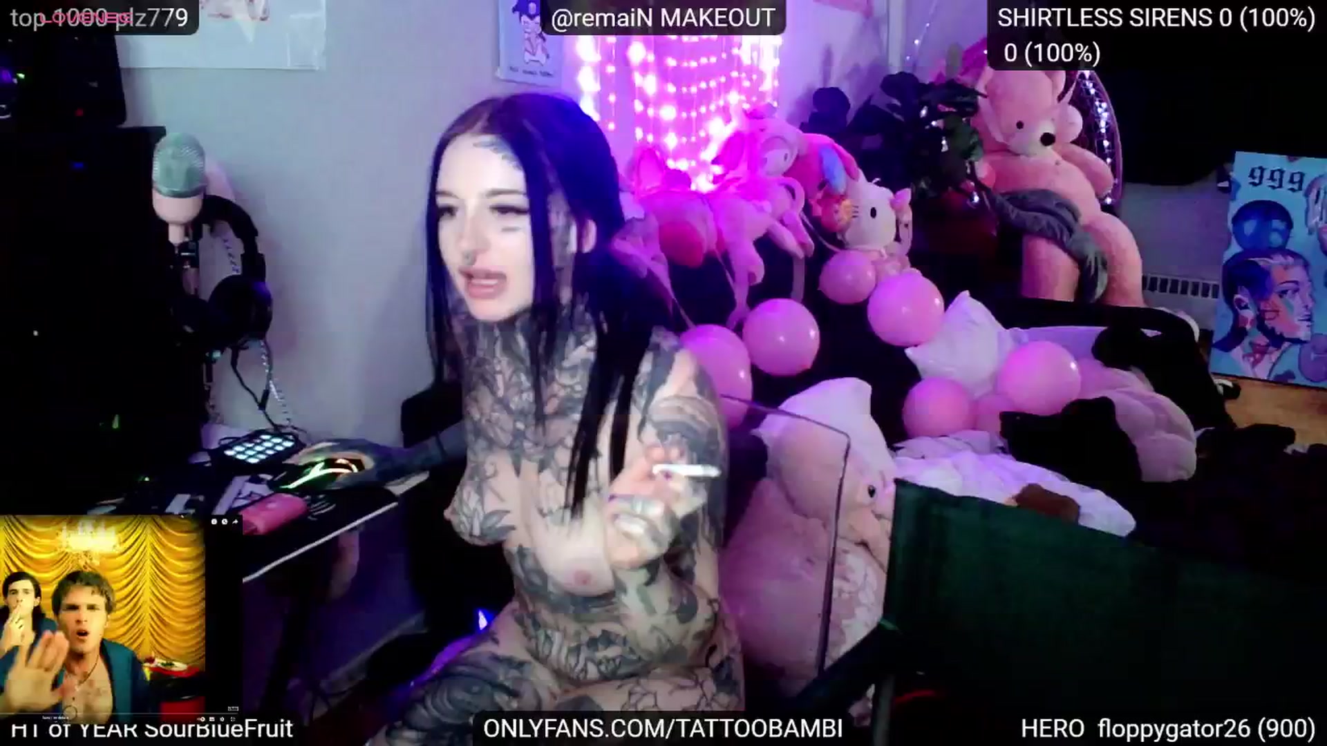 Gallery image thumbnail from Tattoobambi's myfreecams stream on, 11/21/2024, 03:55 image 18 of 20