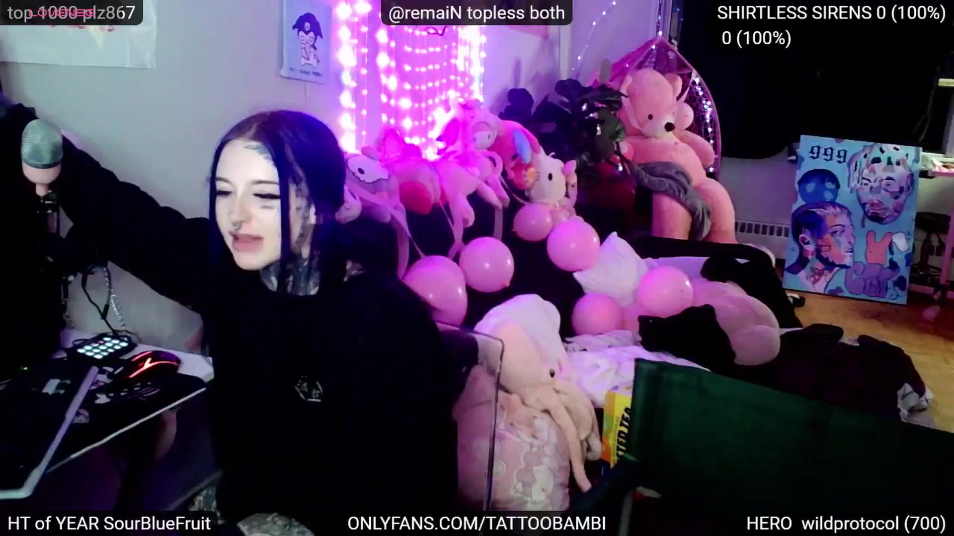 Gallery image thumbnail from Tattoobambi's myfreecams stream on, 11/21/2024, 03:55 image 9 of 20