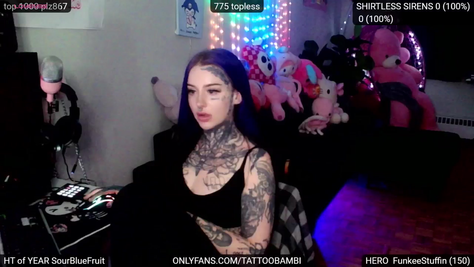 Gallery image thumbnail from Tattoobambi's myfreecams stream on, 11/23/2024, 23:14 image 18 of 20