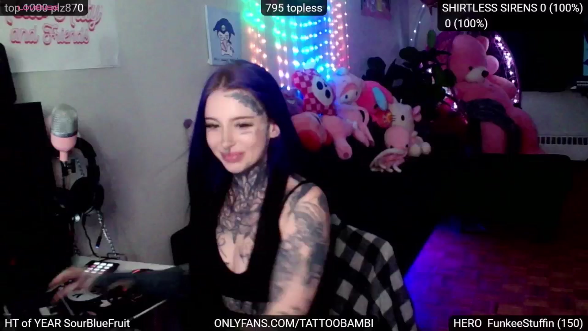 Gallery image thumbnail from Tattoobambi's myfreecams stream on, 11/23/2024, 23:14 image 14 of 20
