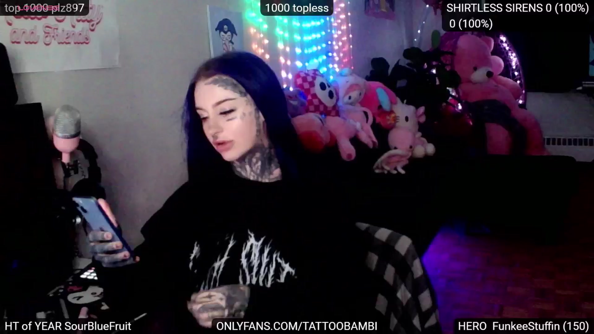 Gallery image thumbnail from Tattoobambi's myfreecams stream on, 11/23/2024, 23:14 image 3 of 20